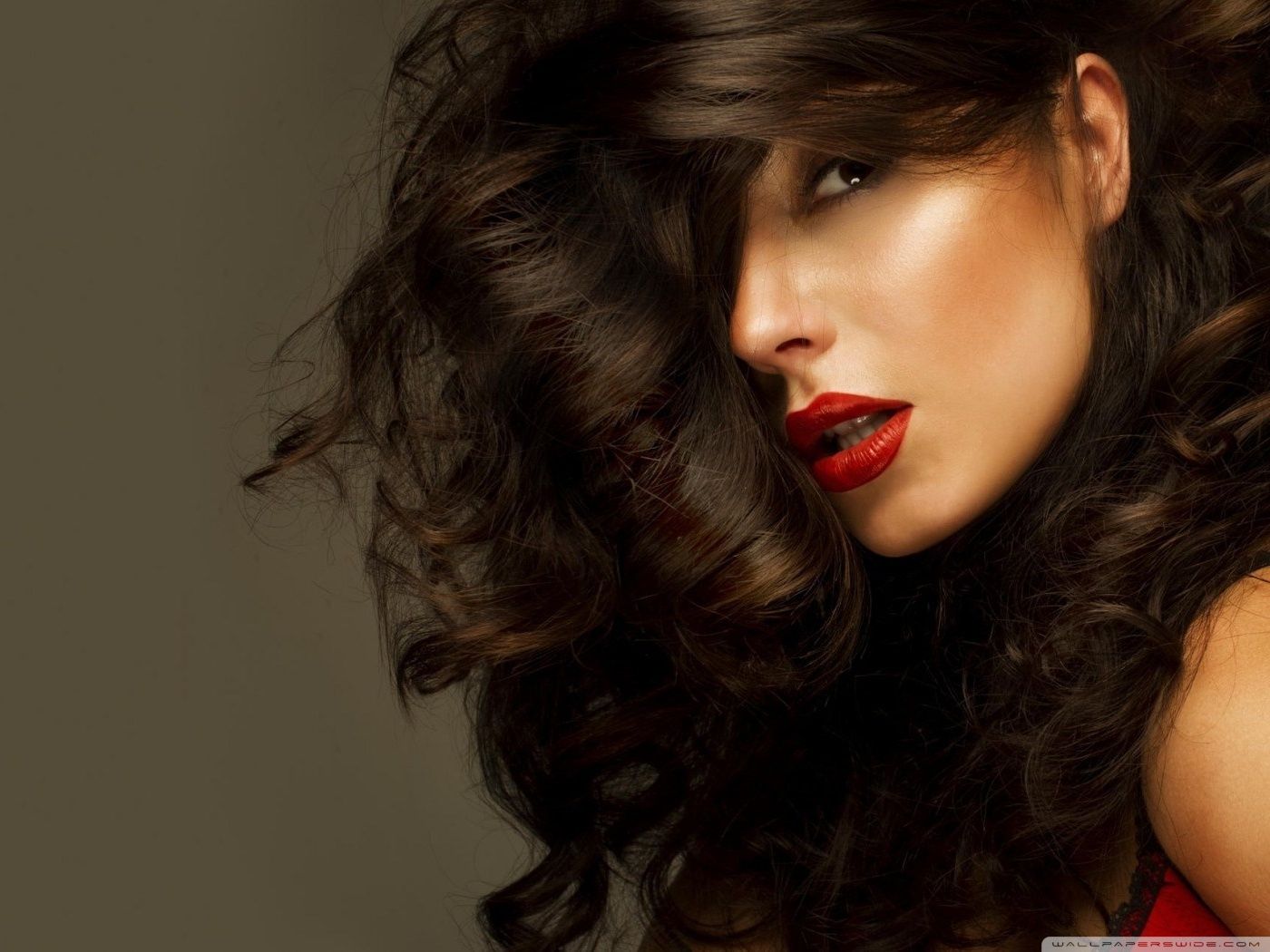 Woman Red Lips Ultra HD Desktop Background Wallpaper for 4K UHD TV, Tablet