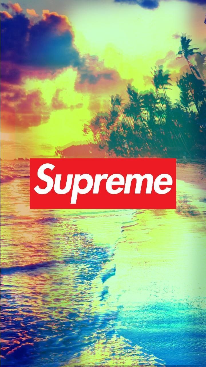 Download Supreme Beach wallpaper by nikochittoo24 now. Browse millions of popular atardecer. Supreme iphone wallpaper, Supreme wallpaper, Rainbow wallpaper iphone