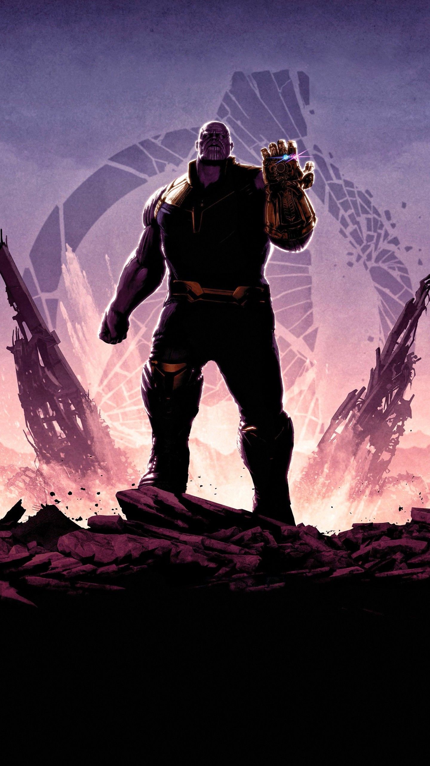 Avengers: Endgame 4K Wallpaper, Avengers: Infinity War, Thanos, Marvel Superheroes, Dark, 5K, 8K, Movies