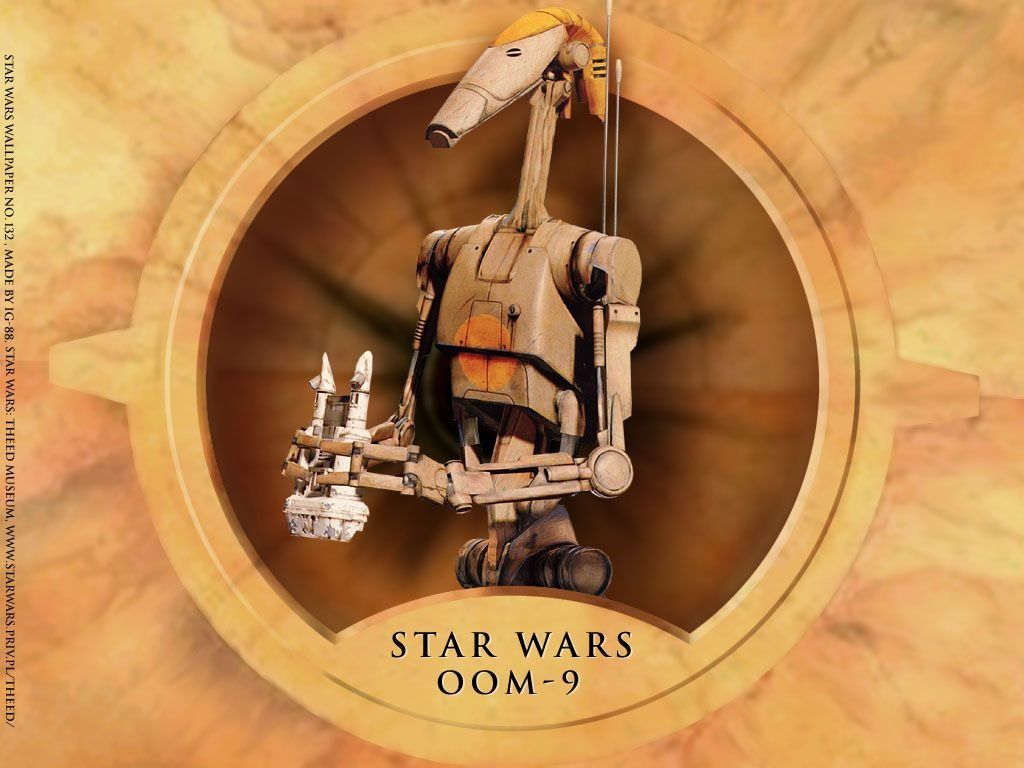 My Free Wallpaper Wars Wallpaper, OOM 9 Battle Droid