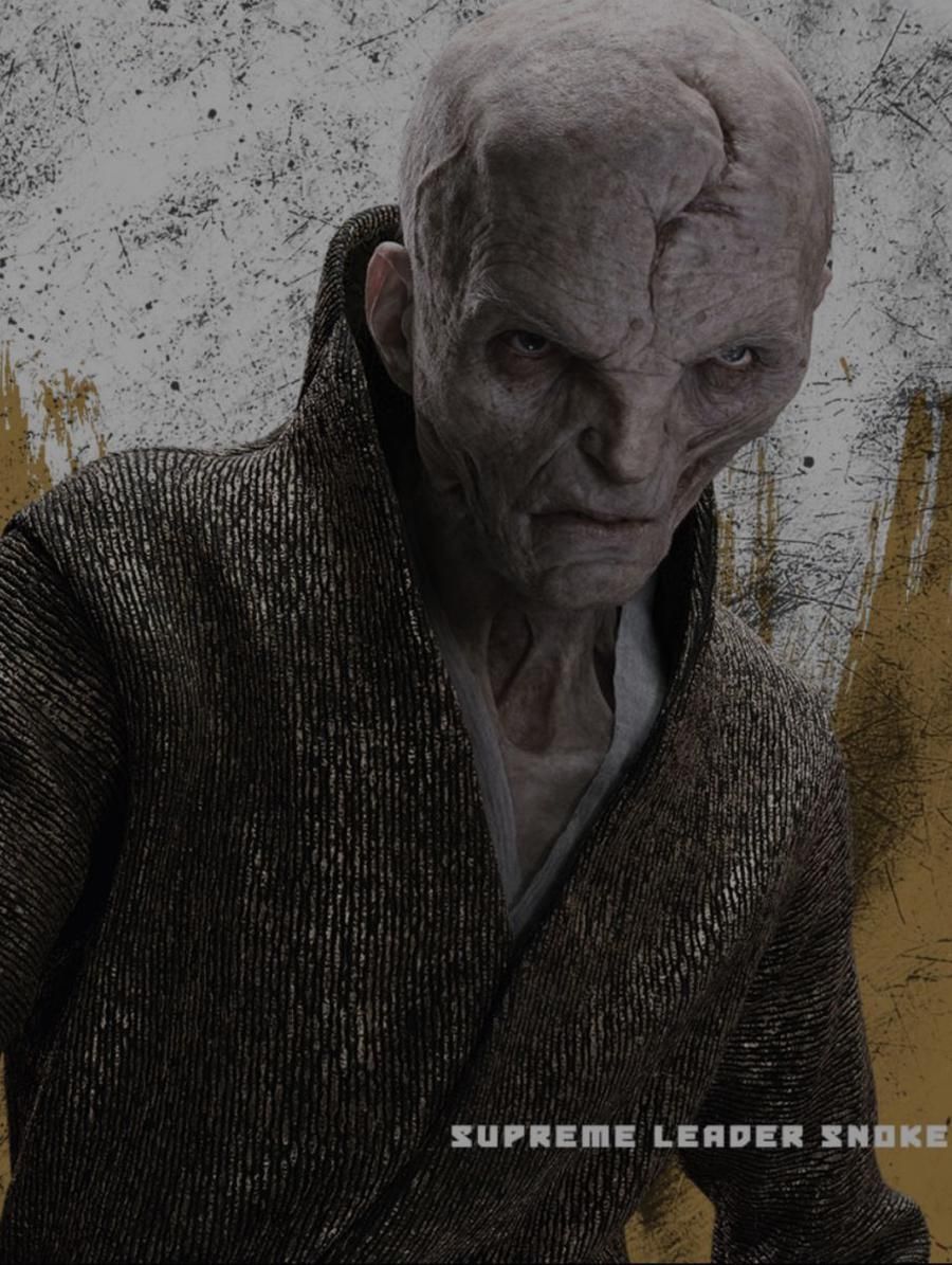 Supreme Leader Snoke Revealed In New Photo From 'Star Wars: The Last Jedi'. Star wars villains, Star wars art, Leader snoke