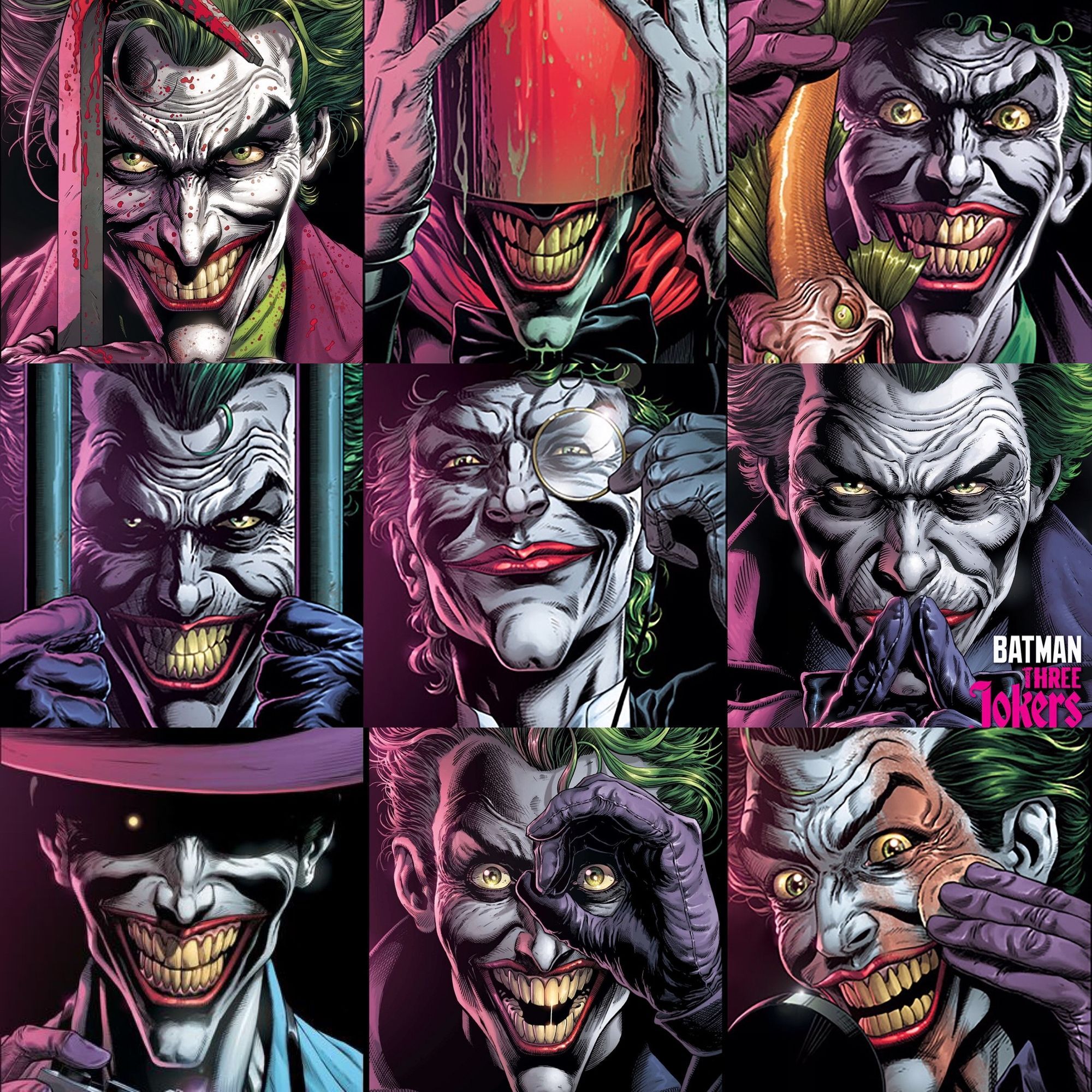 Just A Few Of The Three Jokers Covers! Pre Order Yours Now On Heroes Cave!. Joker Artwork, Batman Joker Wallpaper, Joker Poster