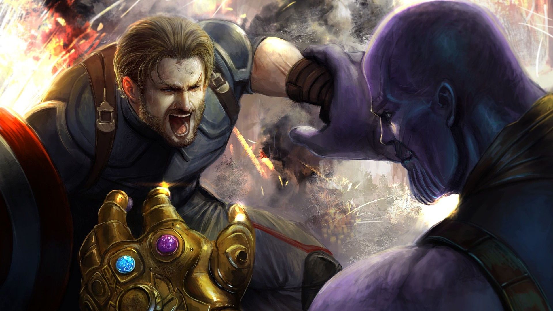 Free download Avengers Infinity War Captain vs Thanos Marvel universe [1920x1358] for your Desktop, Mobile & Tablet. Explore Captain America Vs Thanos Wallpaper. Captain America Vs Thanos Wallpaper, Iron