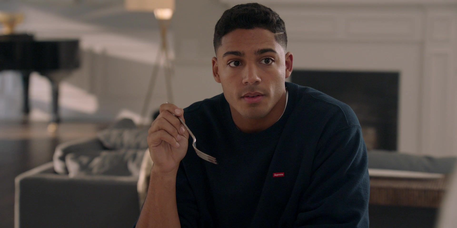 Supreme Sweatshirt Worn By Michael Evans Behling In All American Season 1 Episode 5: All We Got