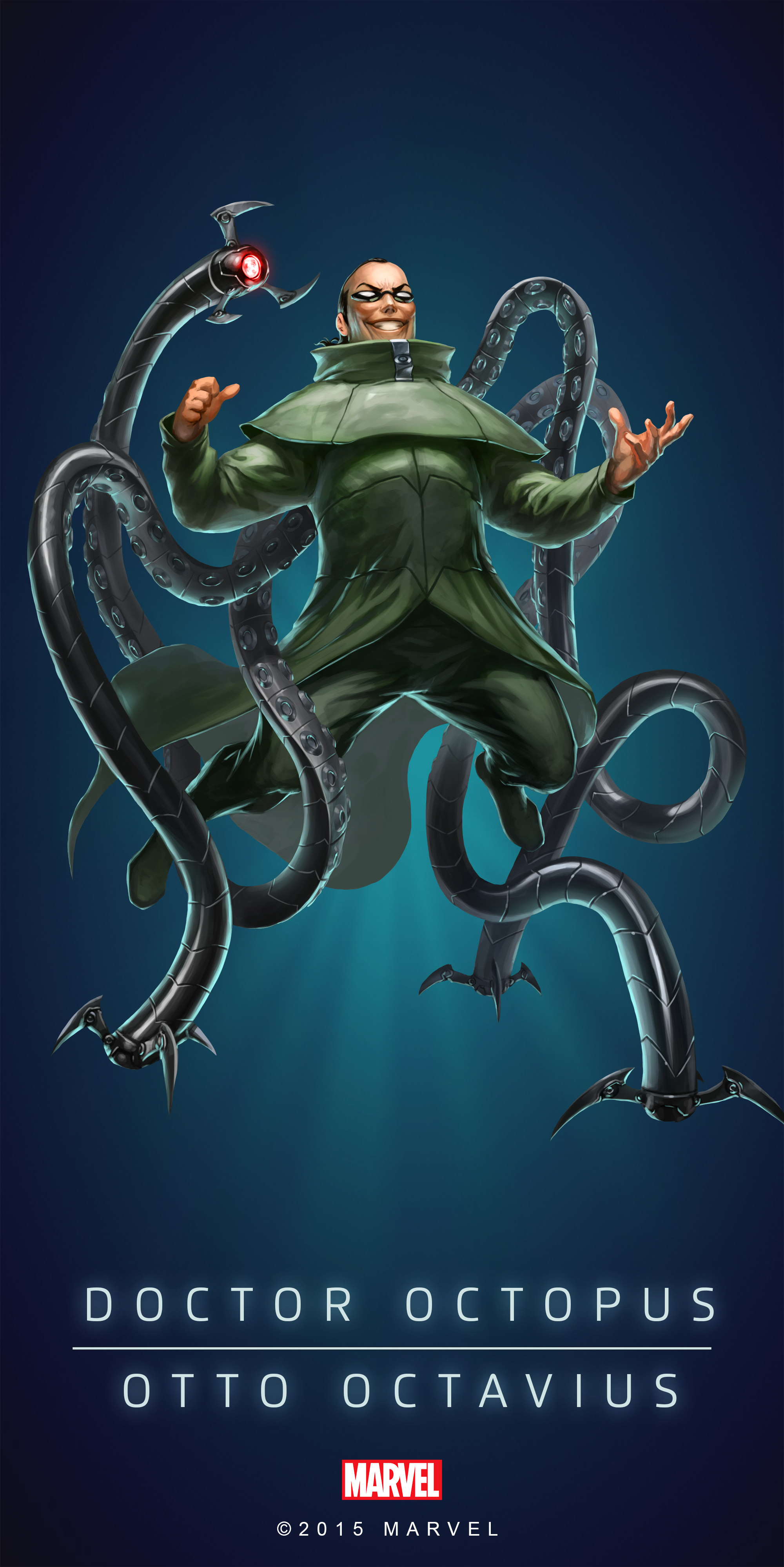 Doctor #Octopus #Fan #Art. (DOCTOR OCTOPUS OCTAVIUS IN: MARVEL'S PUZZLE QUEST!) BY: AMADEUS CH. Marvel villains, Marvel comic character, Marvel comics art