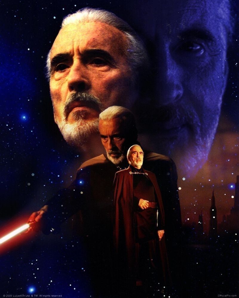 Count Dooku Darth Tyruns. Star Wars Awesome, Dark Side Star Wars, Star Wars Poster