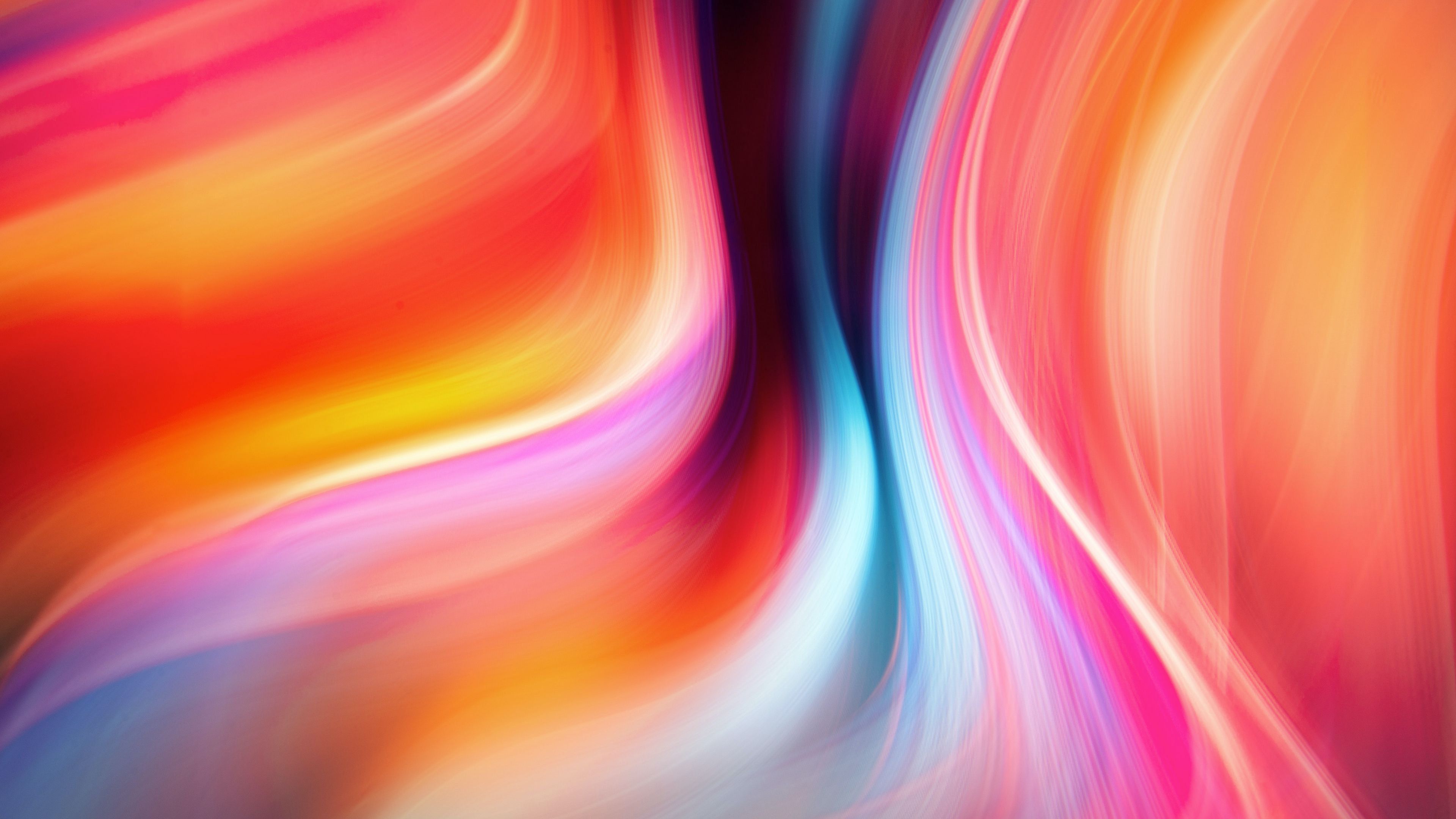 Colorful Waves 4K HD Abstract Wallpaper