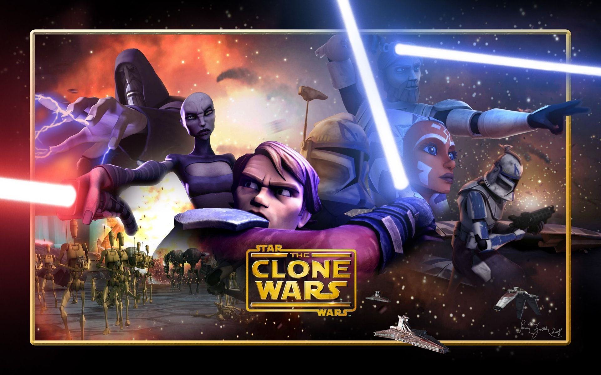 Wallpaper Star Wars Clone Wars Free HD Wallpaper