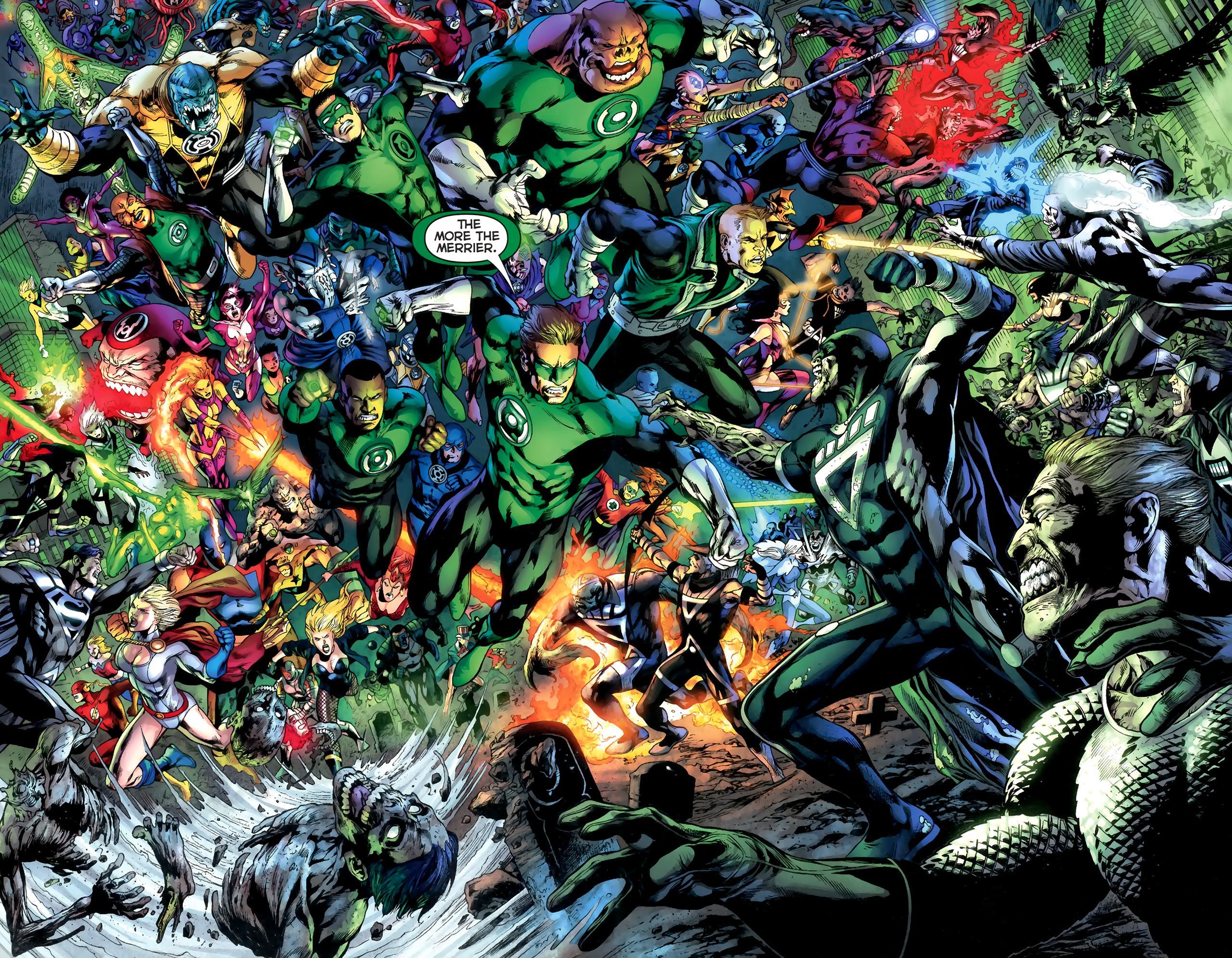 Green lantern corp vs undead Zoom Comics Comic Book