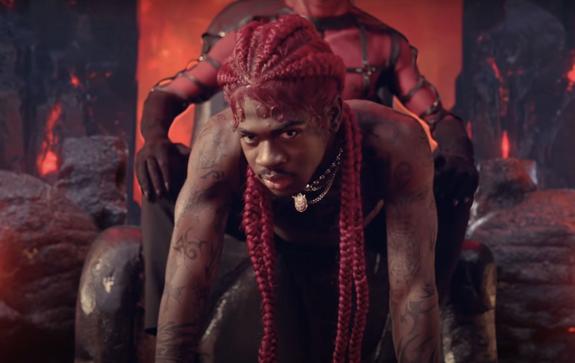 Lil Nas X Gives Satan a Lap Dance in a Fiery, Very Queer New Video 