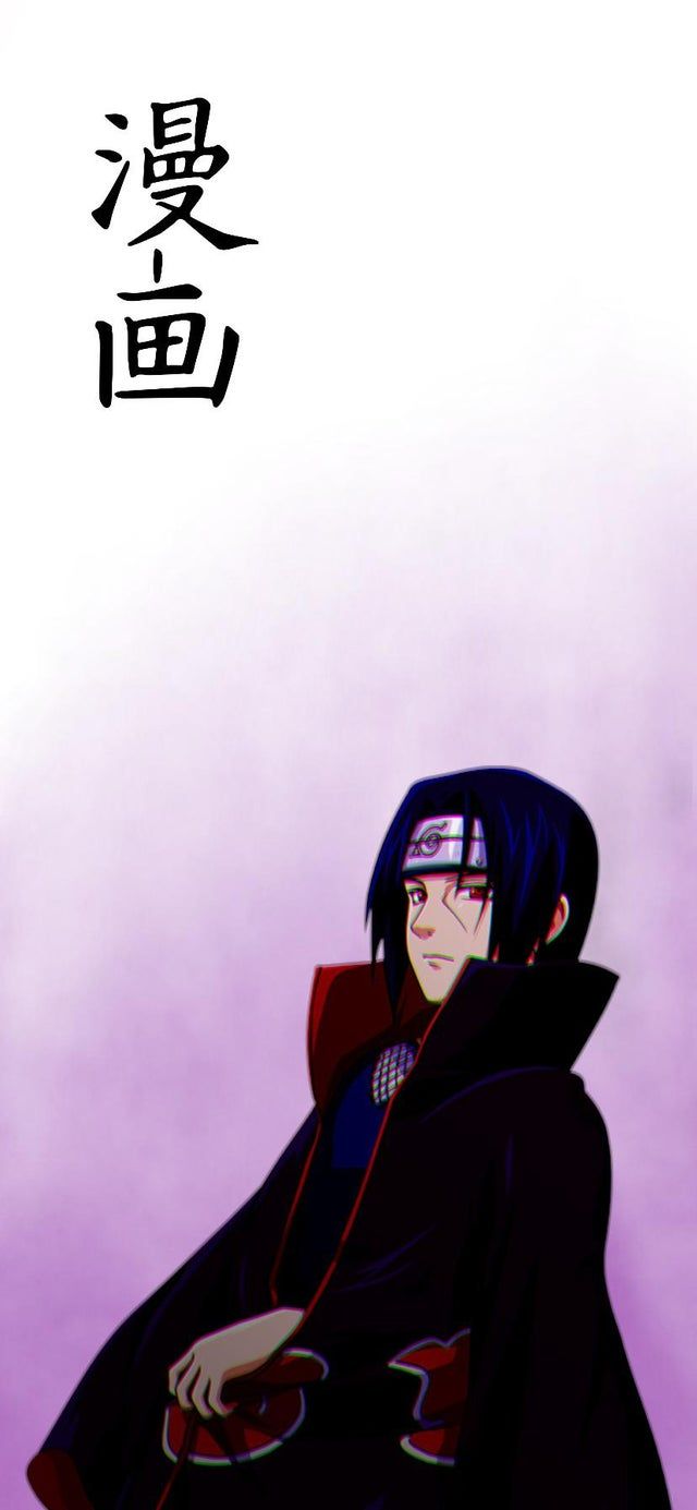 Made a pretty cool Itachi iPhone wallpaper today. Feel free to use it!: Naruto
