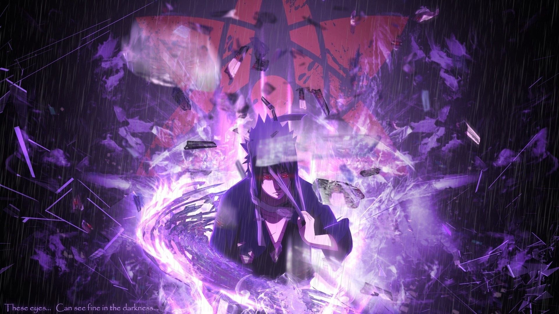 Purple Anime Itachi