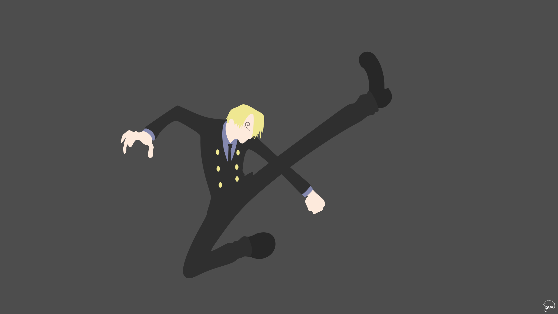 Sanji Minimalist Wallpapers - Wallpaper Cave
