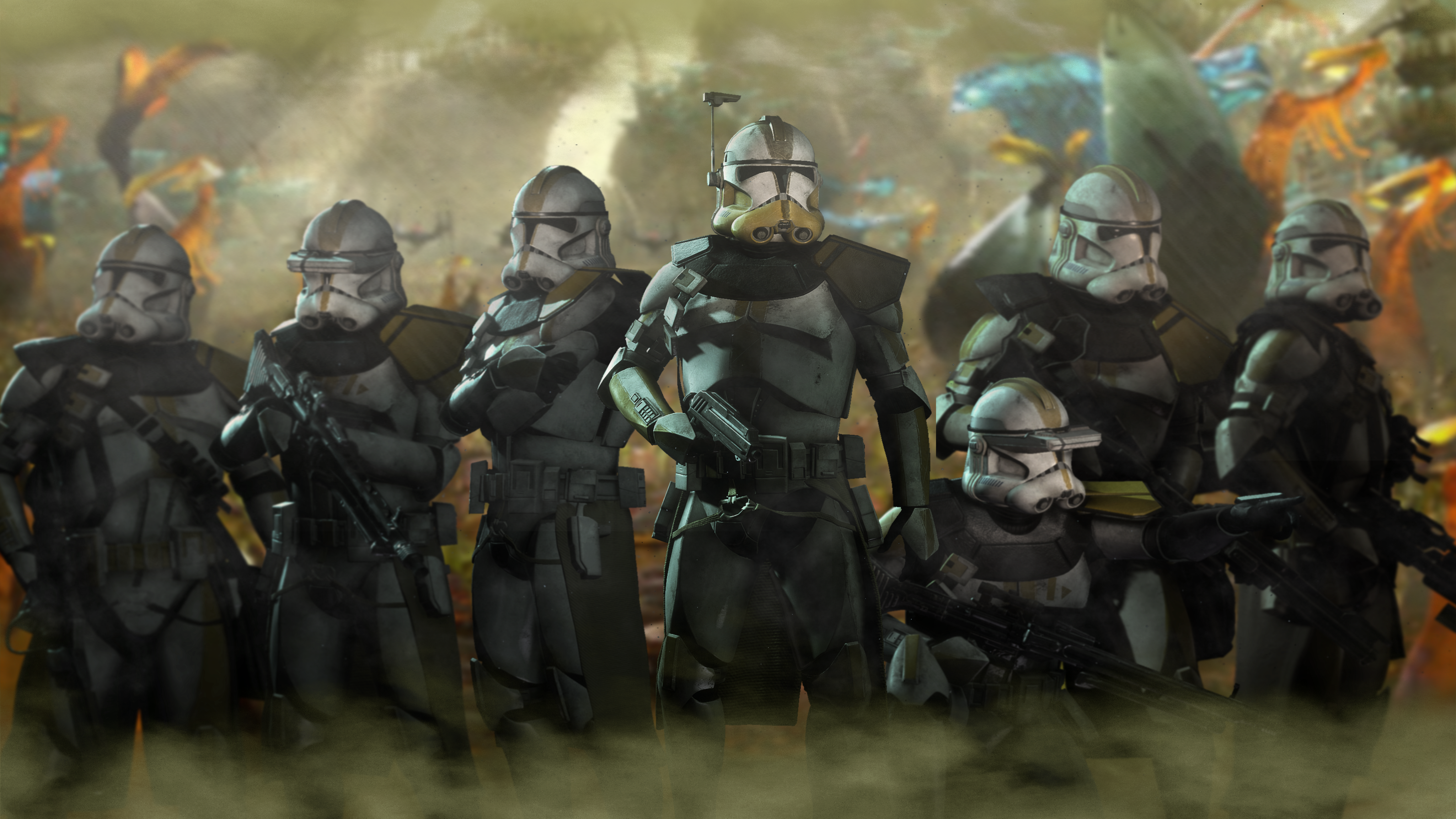 Star Wars Clone Trooper Desktop Wallpaper 4K