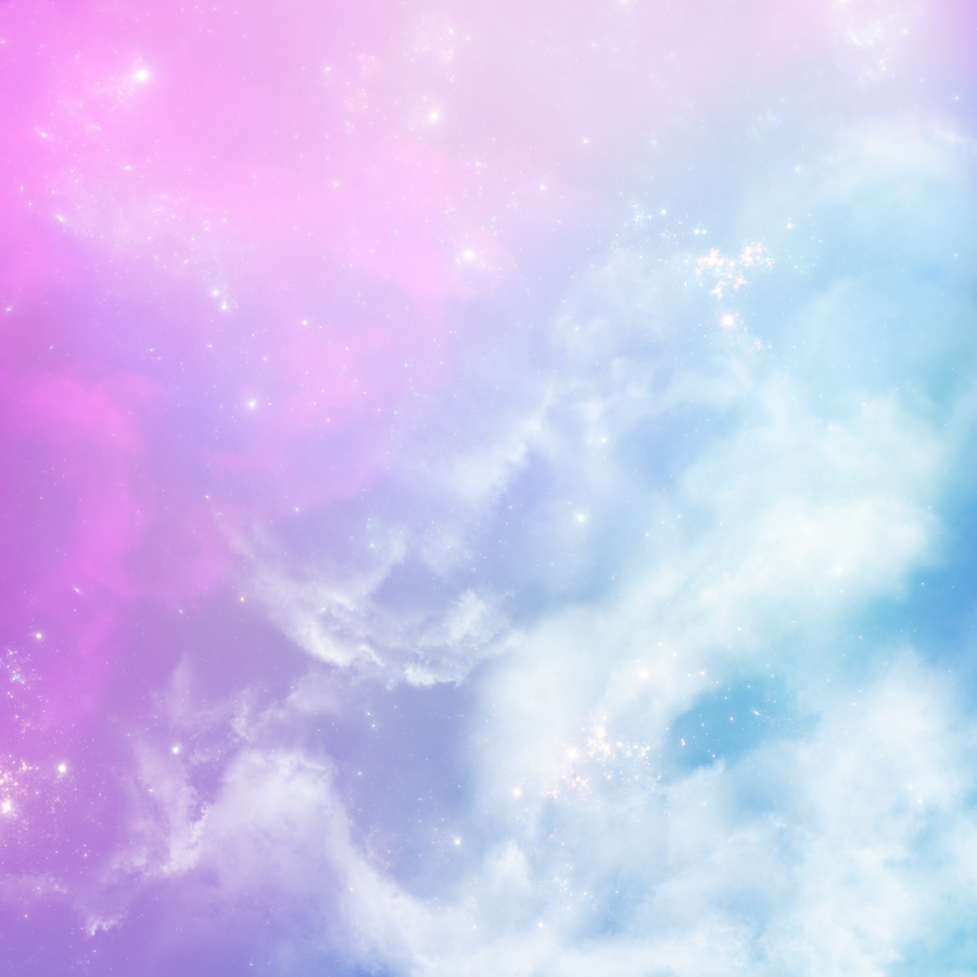 Pastel Pink Blue and Purple Galaxy