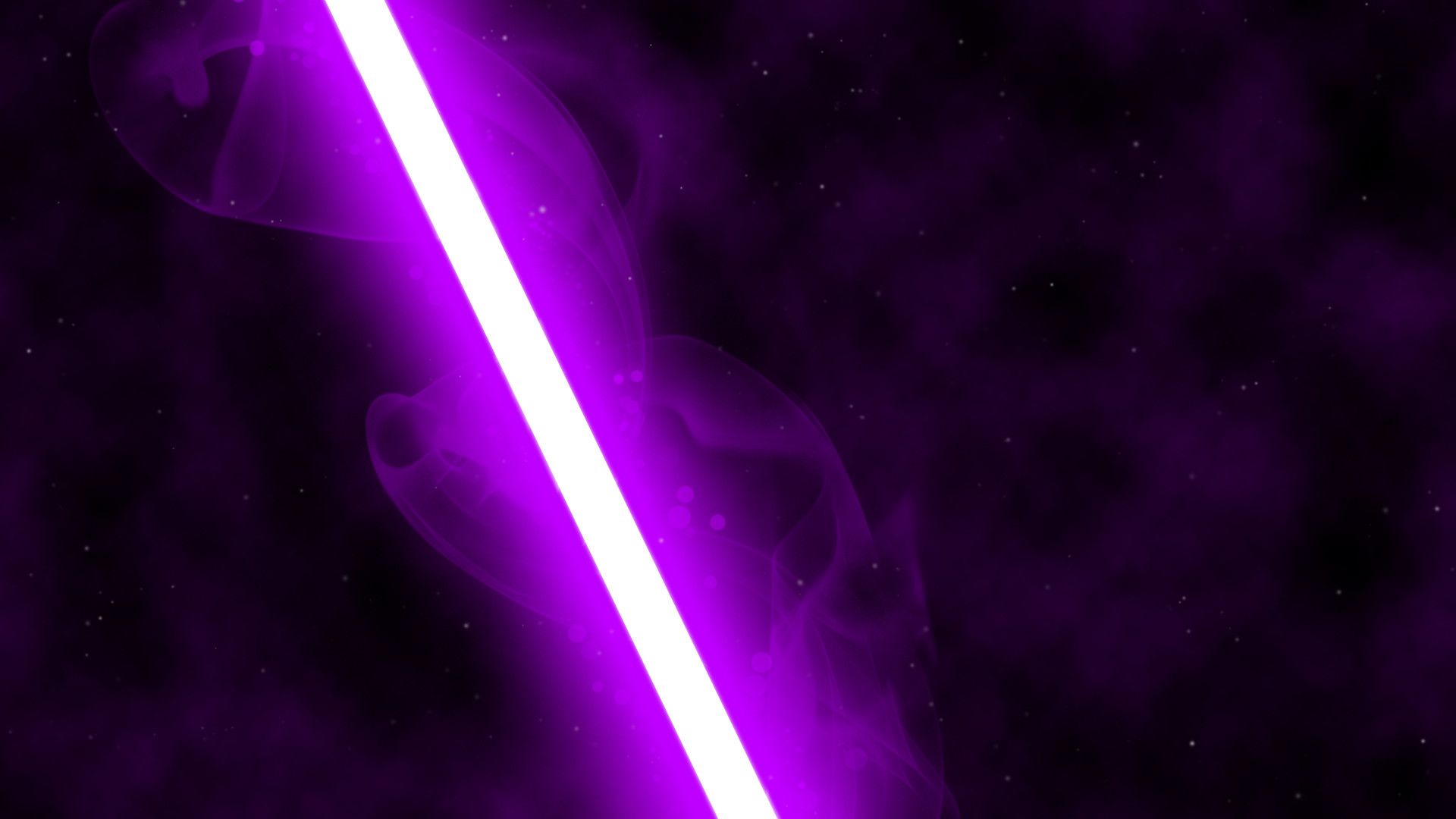 Purple Lightsaber Phone Wallpaper
