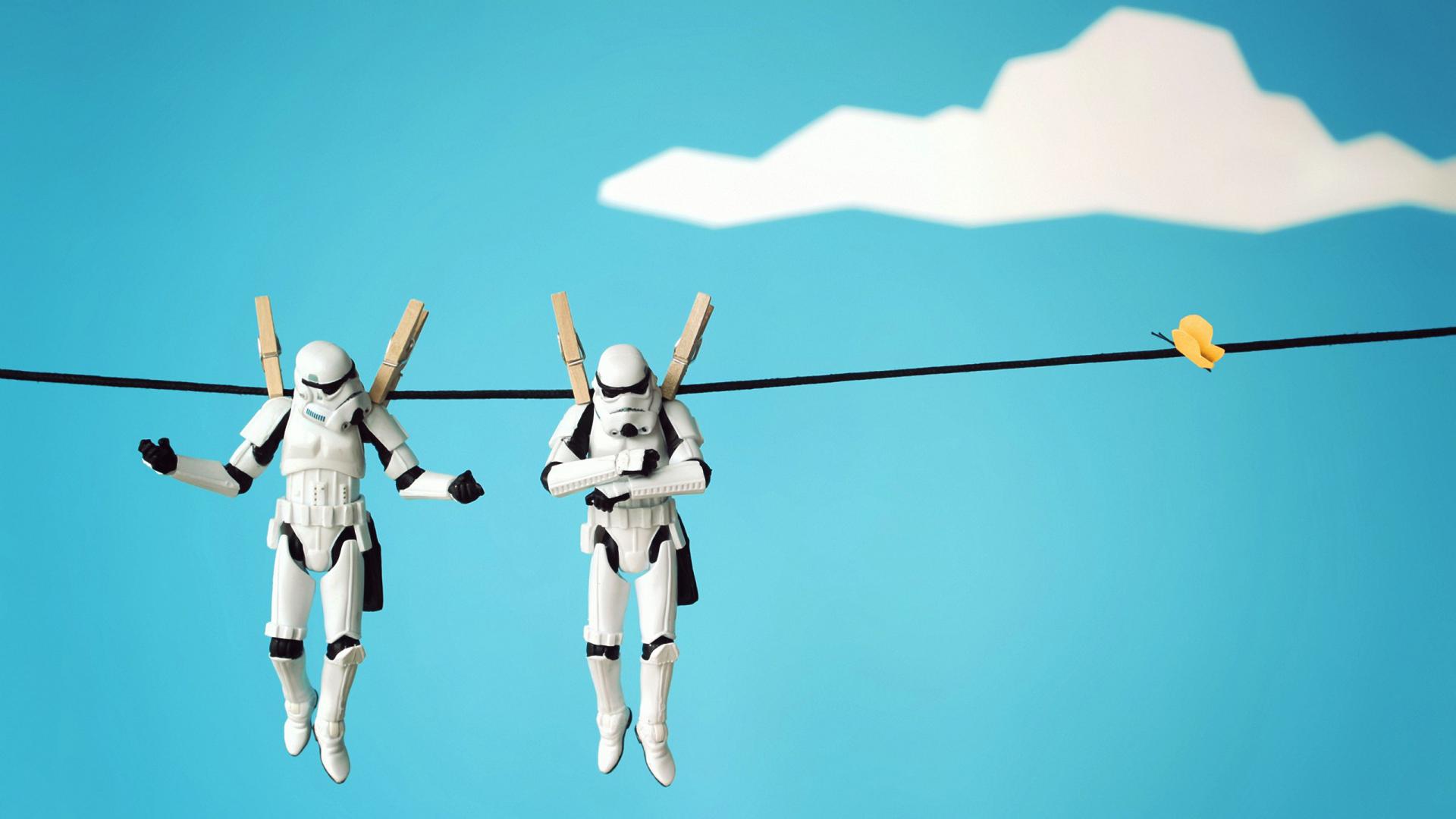 Funny Stormtrooper Wallpaper