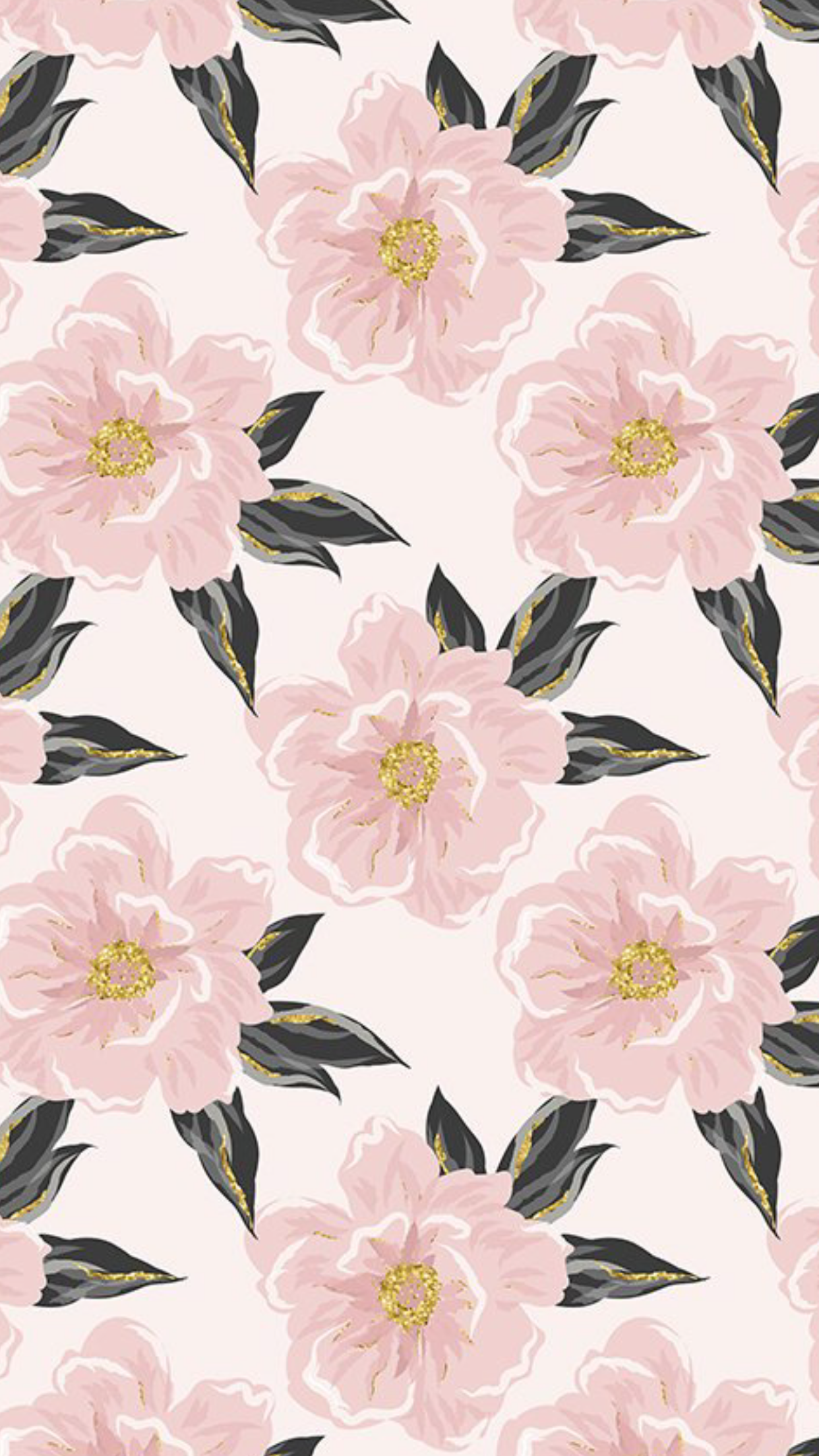 Flowers pattern pink pastel. Pink flowers wallpaper, Flower background wallpaper, Flowery wallpaper