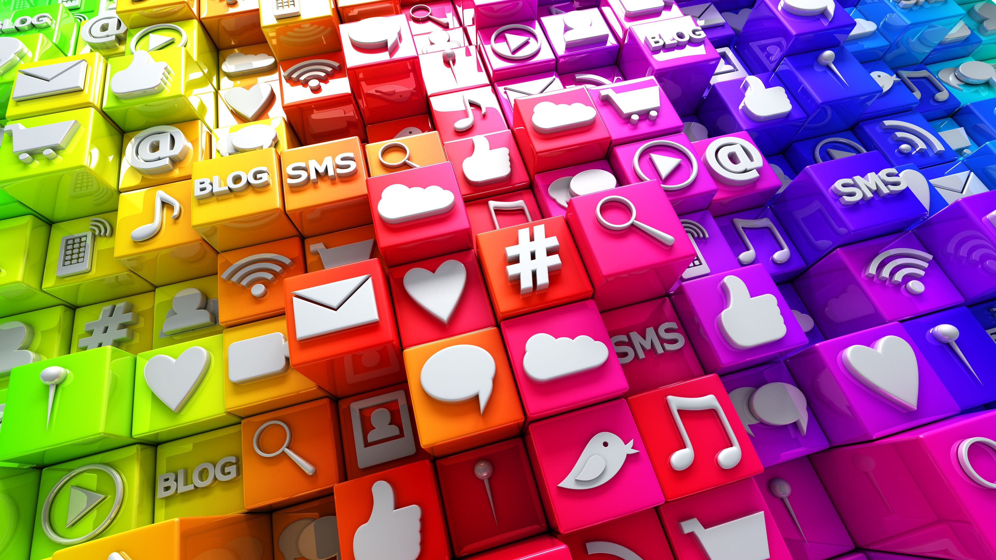 Social Media Logo Wallpapers Wallpaper Cave
