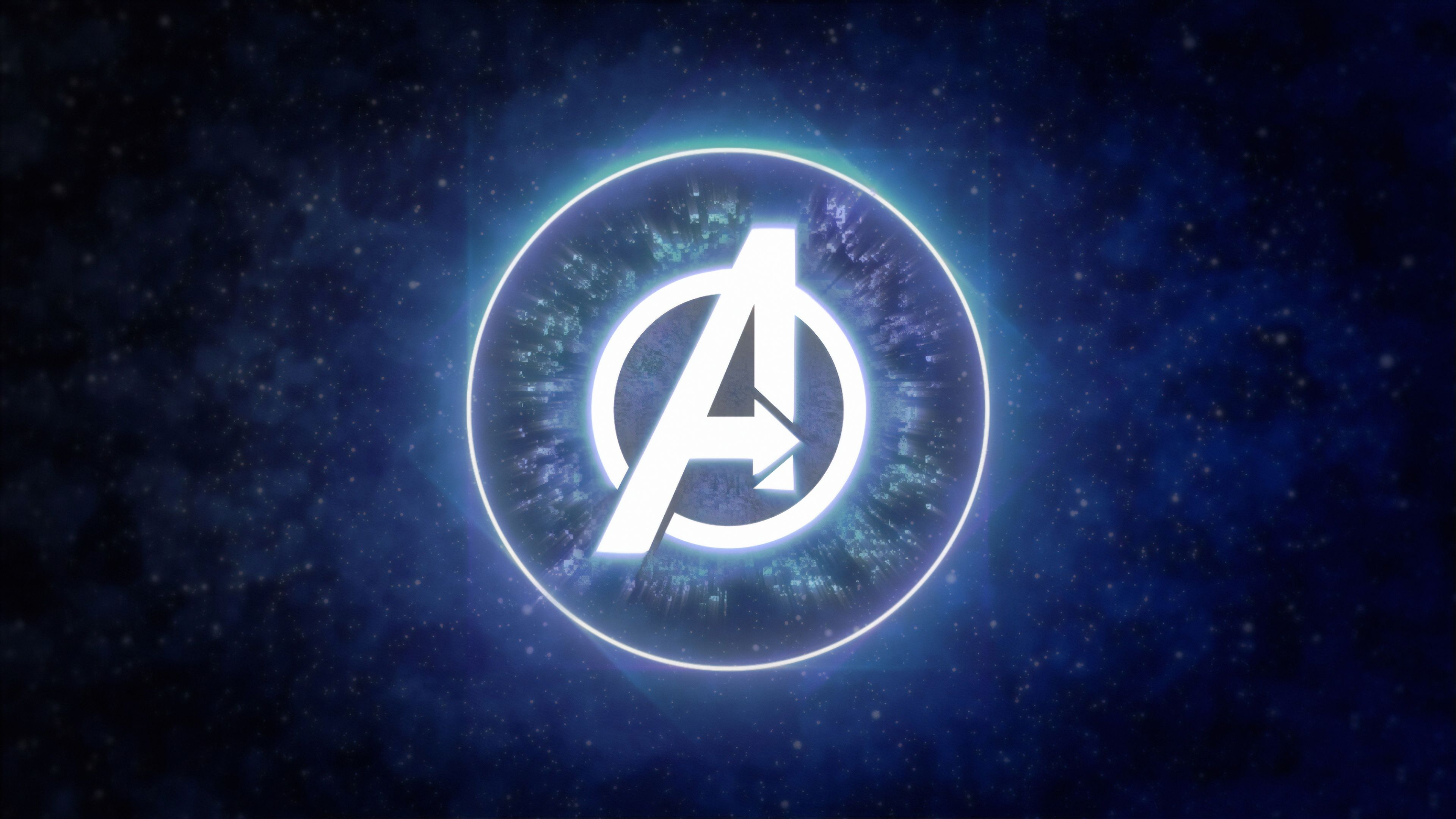 Avengers Logo 4K Wallpaper