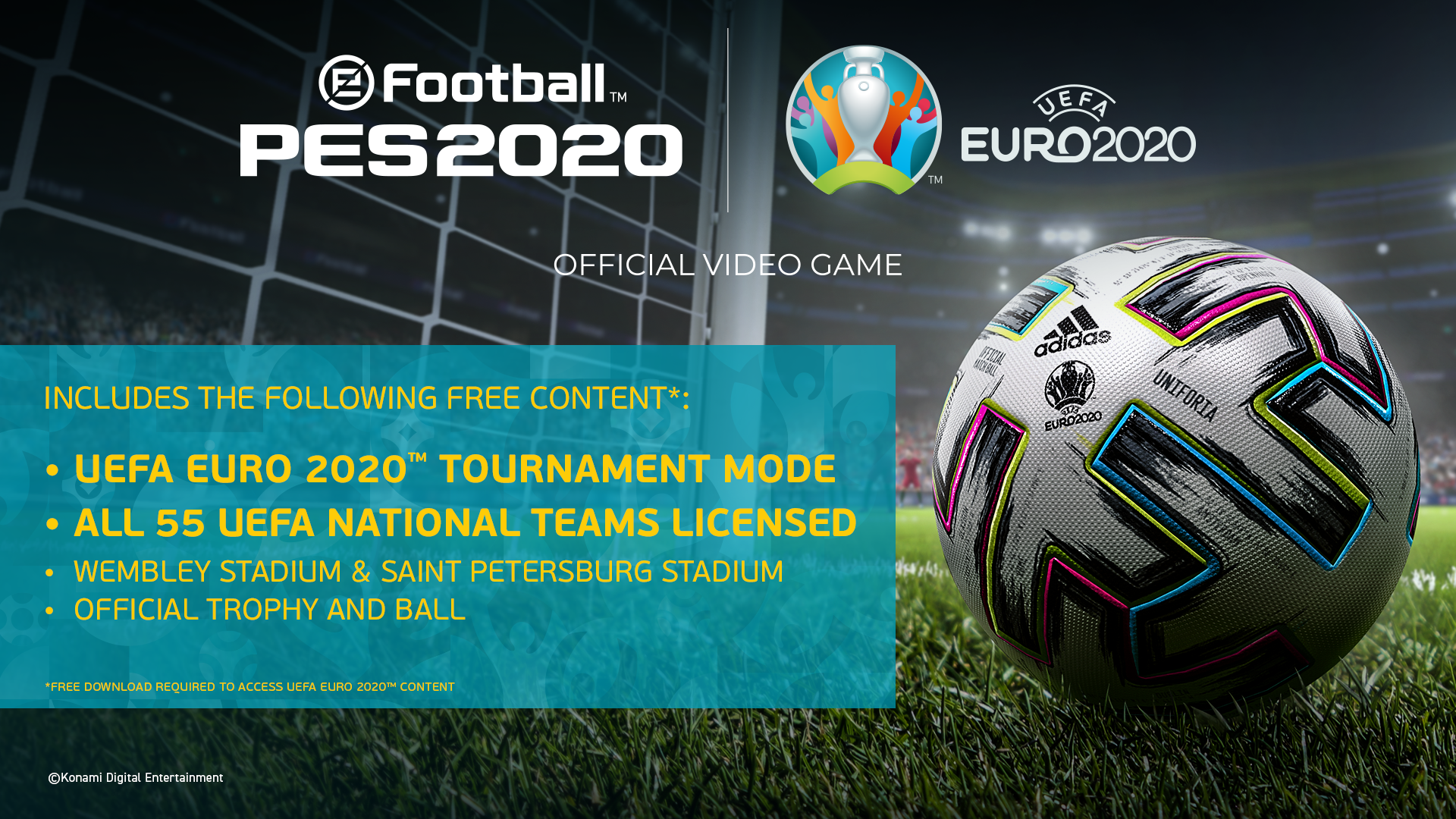 UEFA EURO 2020™ Update Coming June 4. PES PES 2020 Official Site