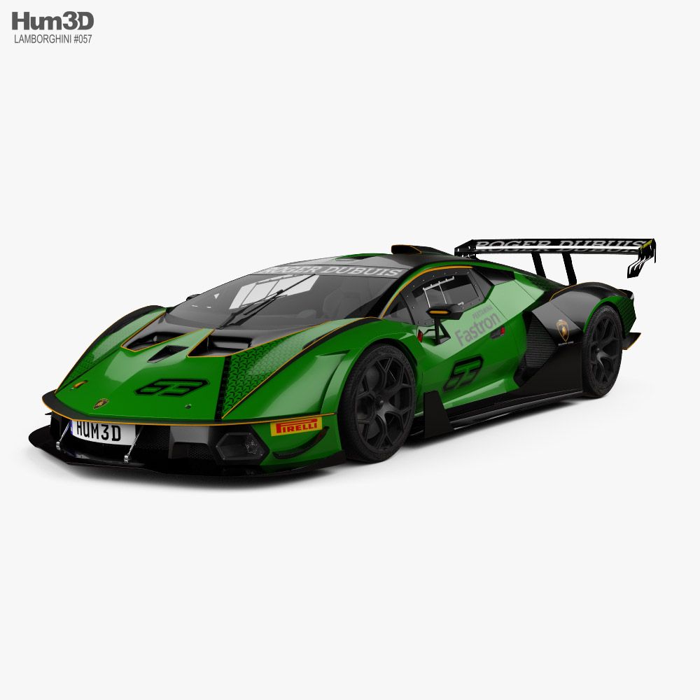 Lamborghini Essenza SCV12 2021 3D model on Hum3D