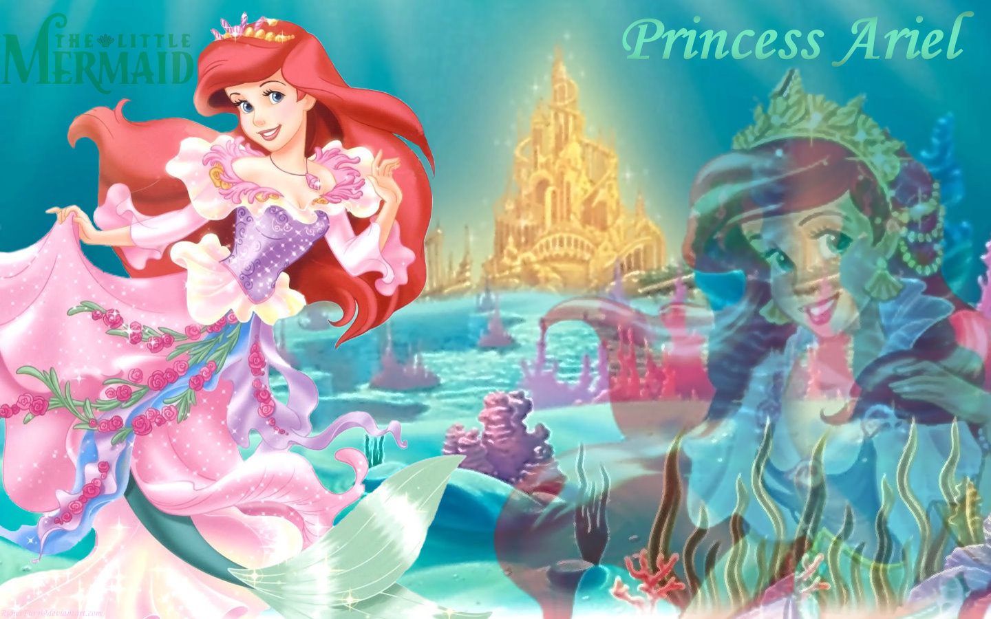 Princess Ariel Little Mermaid Wallpaper