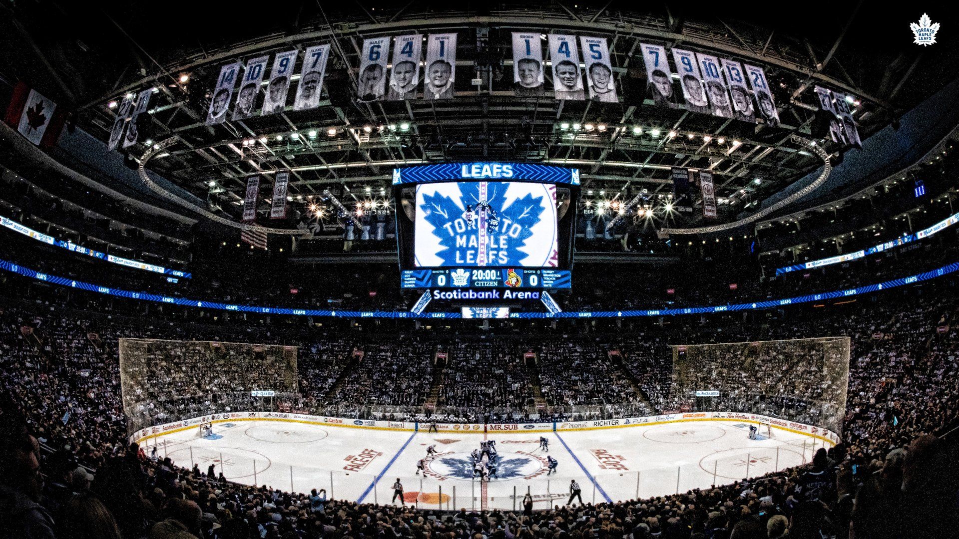 Toronto Maple Leafs've got your conference calls covered. Custom #LeafsForever Zoom background ⬇️
