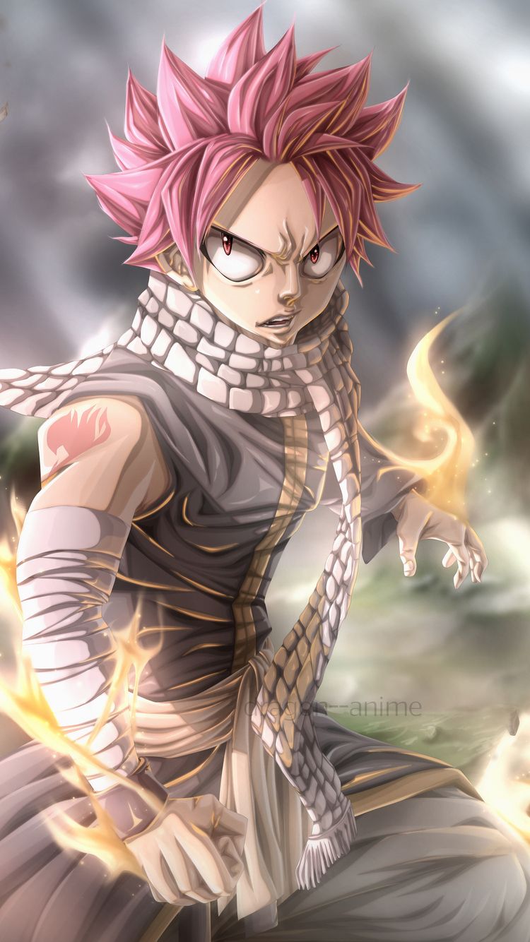 Natsu Fairy Tail Anime 4k iPhone iPhone 6S, iPhone 7 HD 4k Wallpaper, Image, Background, Photo and Picture