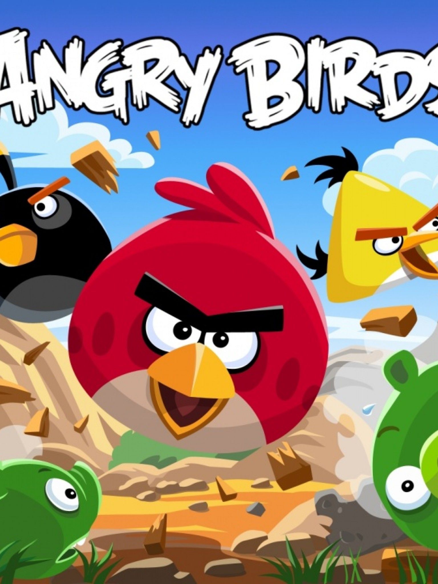 Free Download Angry Birds HD Wallpaper for Desktop and Mobiles Retina iPad
