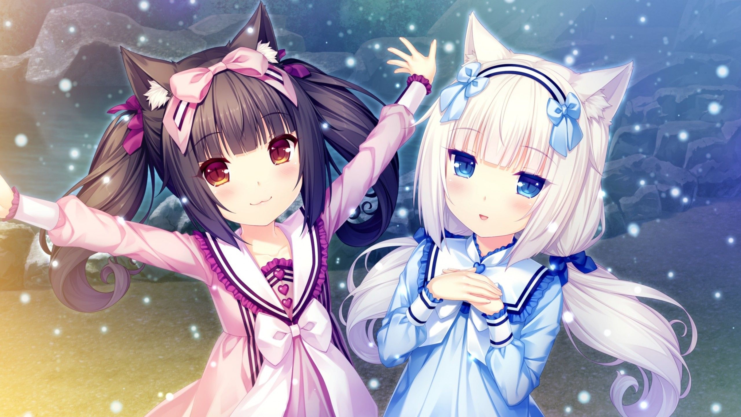 Chocola Nekopara Vanilla Nekopara Wallpaper:2560x1440