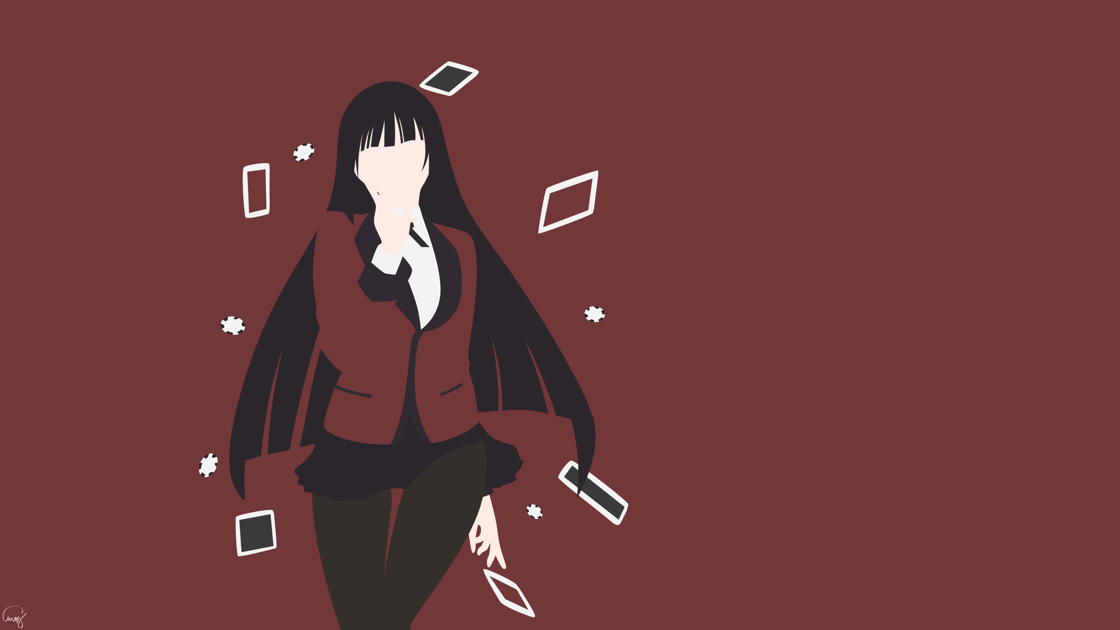 Yumeko Jabami Wallpaper 4K Free HD Wallpaper