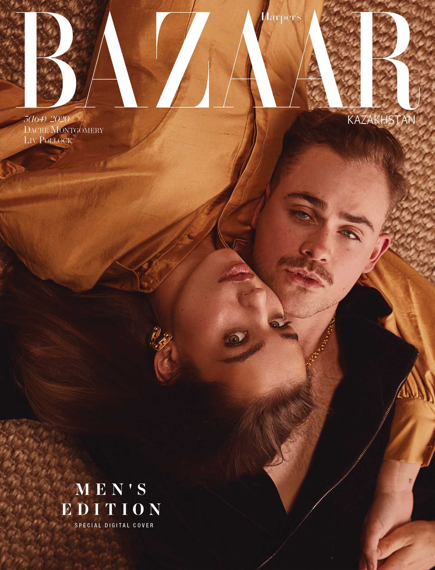 Dacre Montgomery and Liv Pollock's Bazaar Kazakhstan Cover Montgomery Photo