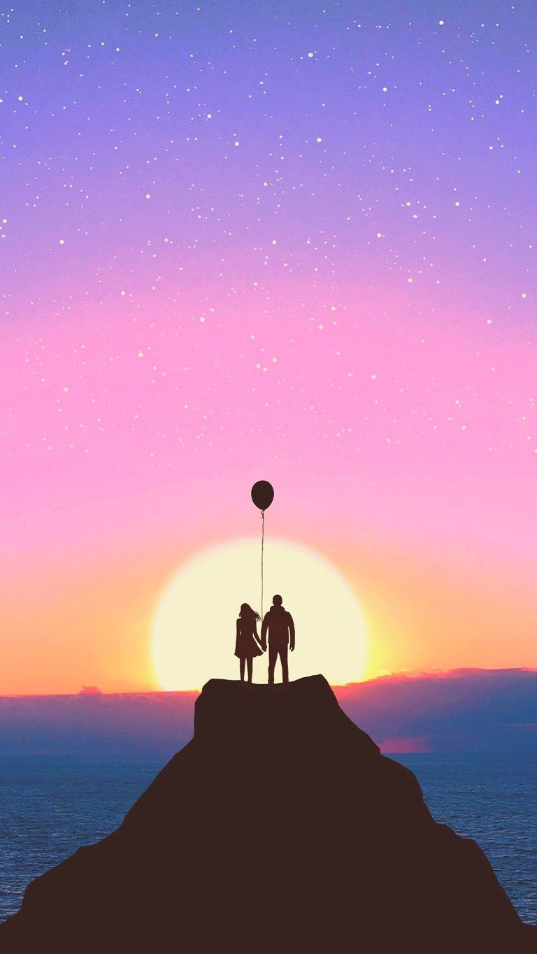 Beautiful Sunset Nature Couples 1080p HD Full Wallpaper Download