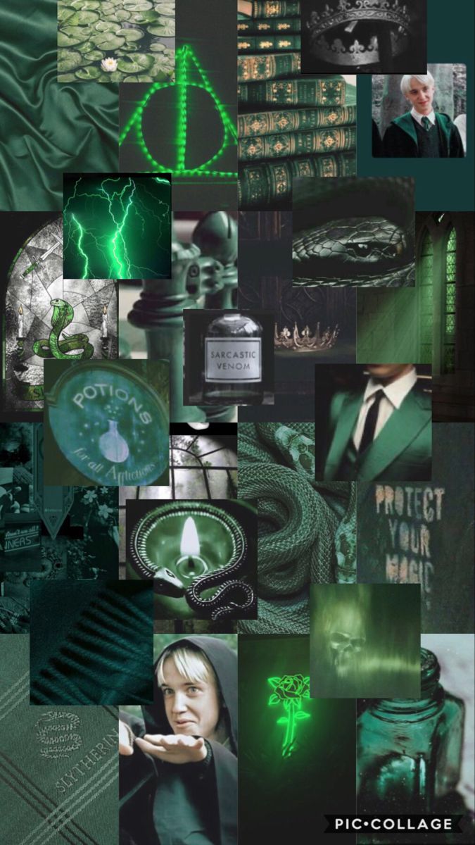 Slytherin Collage Wallpapers - Wallpaper Cave