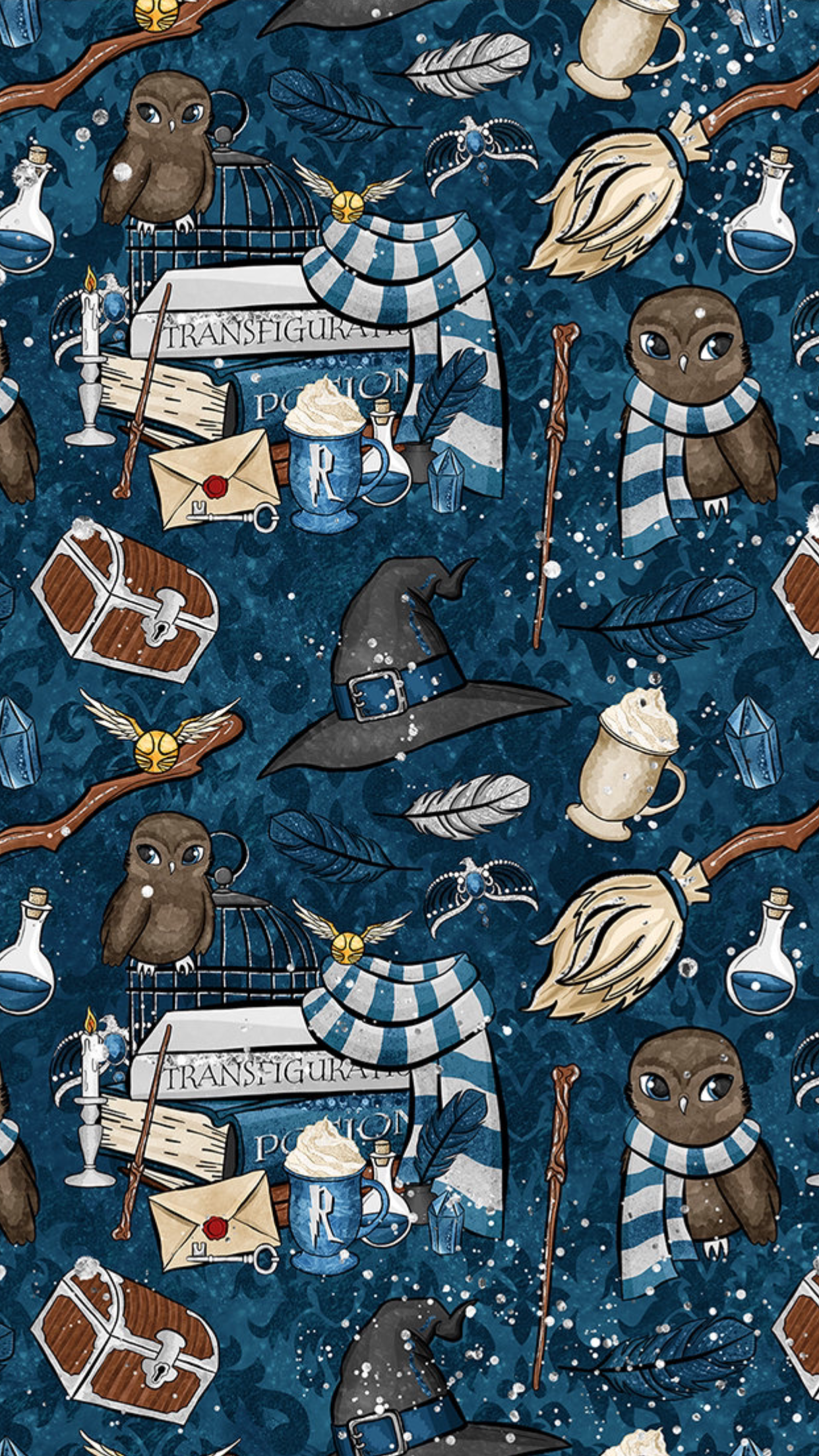 Aesthetic Harry Potter Collage Wallpaper