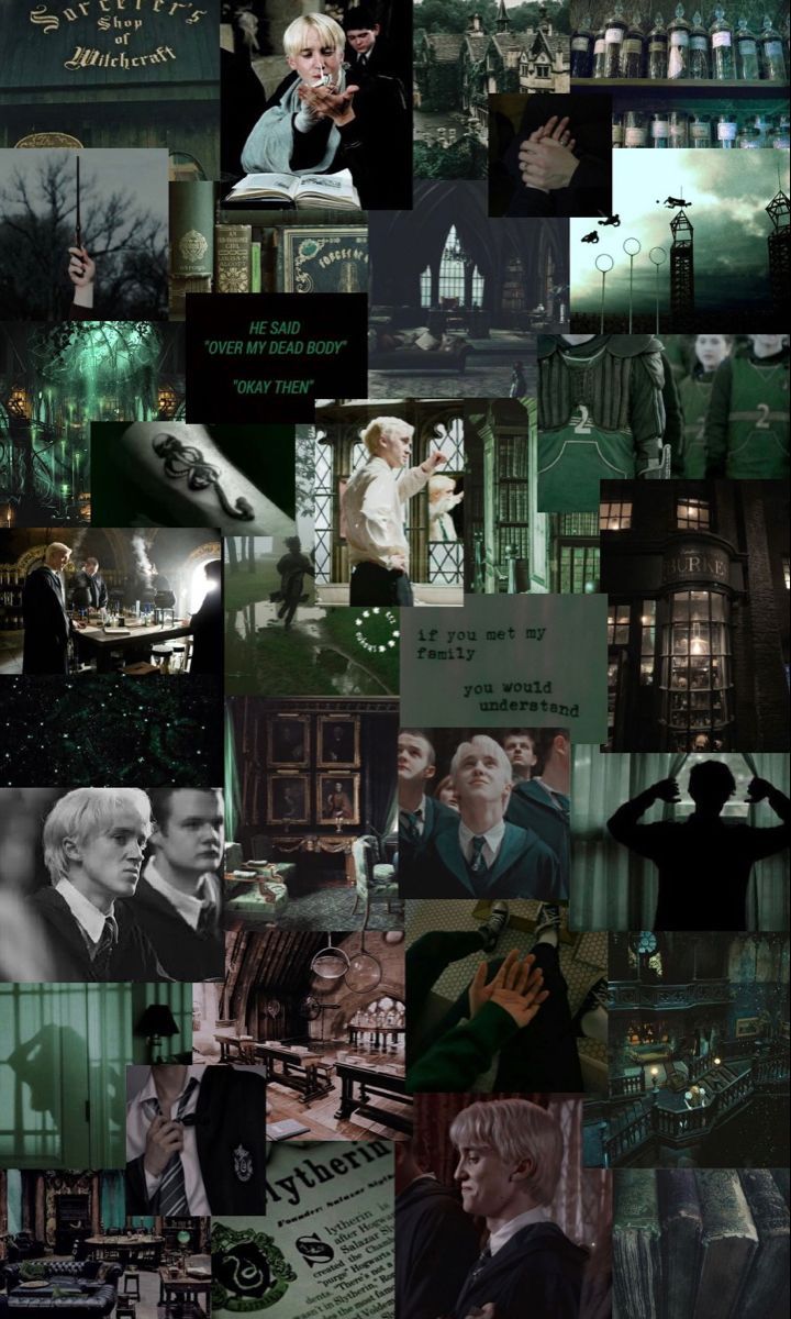 slytherin draco malfoy aesthetic iphone wallpaper. Slytherin wallpaper, Draco malfoy aesthetic, Dark green aesthetic