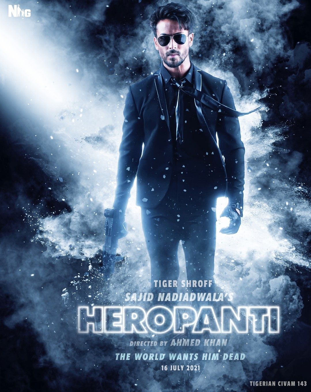 Heropanti 2. Tiger shroff, Shraddha kapoor bikini, Movie poster photohop