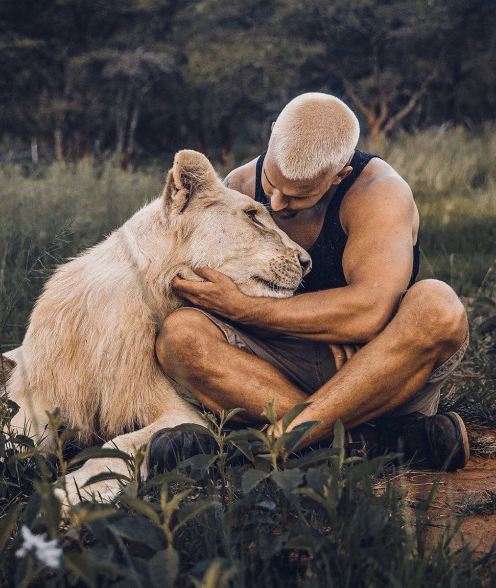 Dean Schneider realizing what the true Values in Life are.I was born again in a pride of Lions