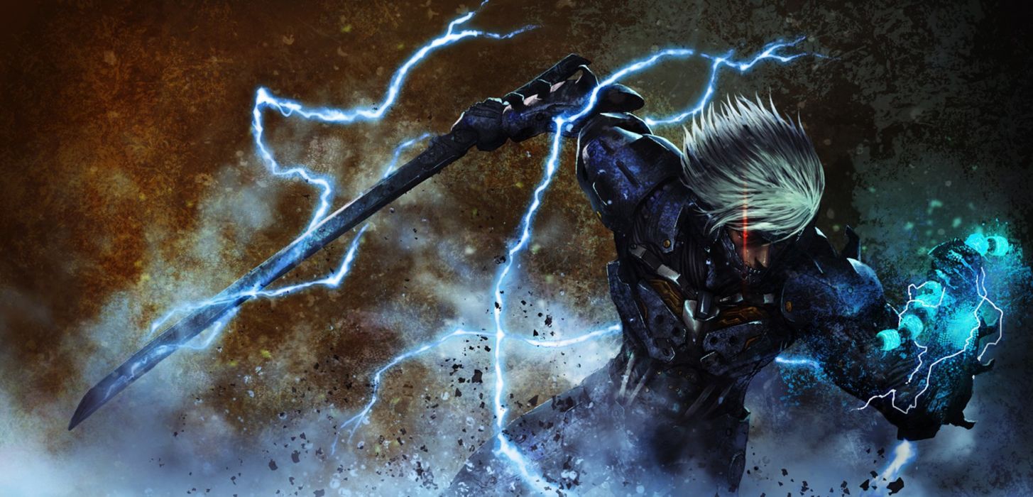 Fantastic man sword lightning mechanics wallpaperx900