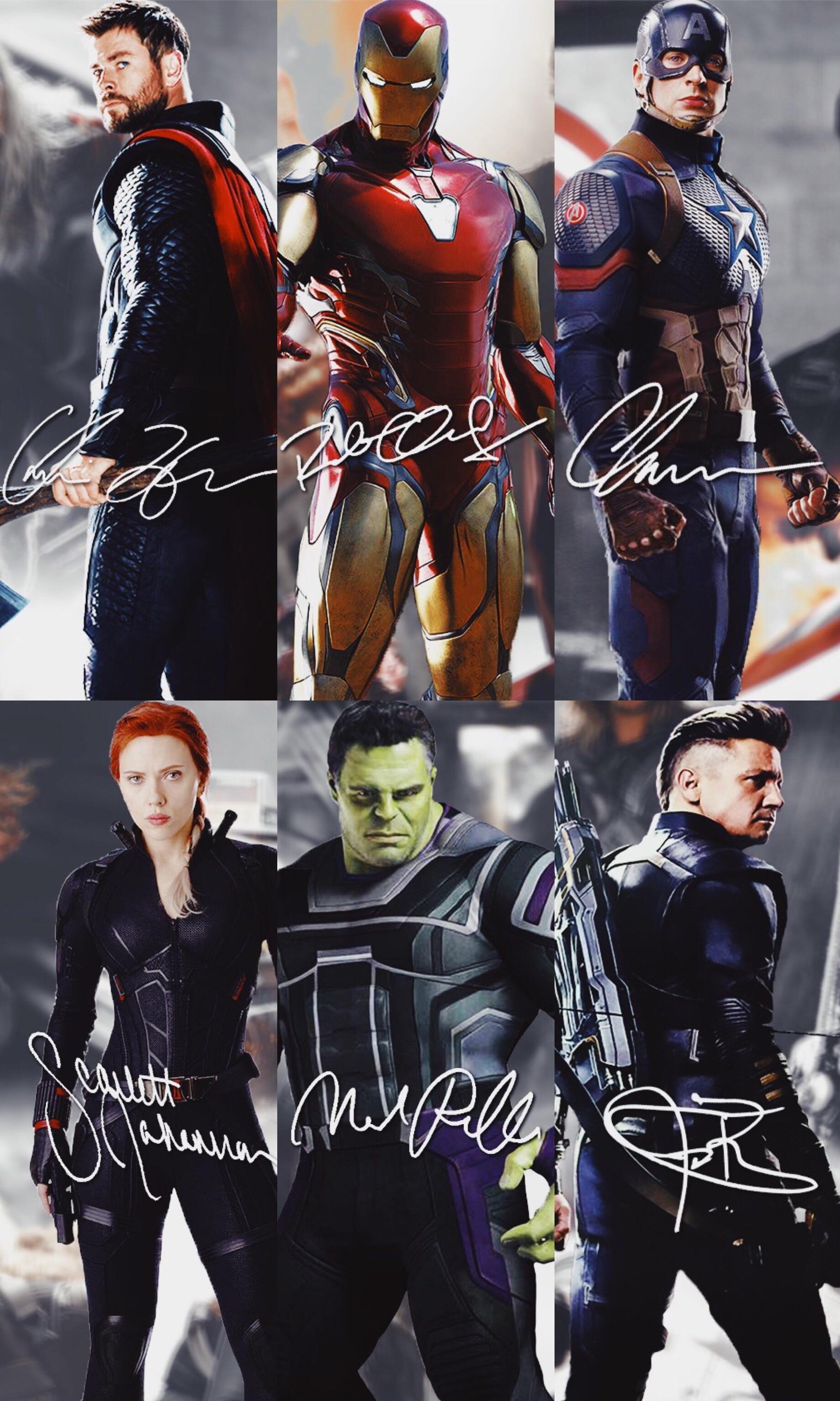 Avengers Original 6 Wallpaper