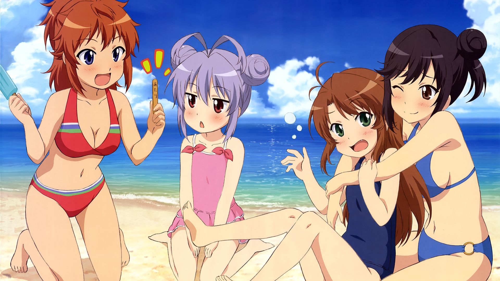 Hotaru Ichijo, Komari, Natsumi Koshigaya, Non Non Biyori, Renge Miyauchi HD Wallpaper & Background • 3986 • Wallur