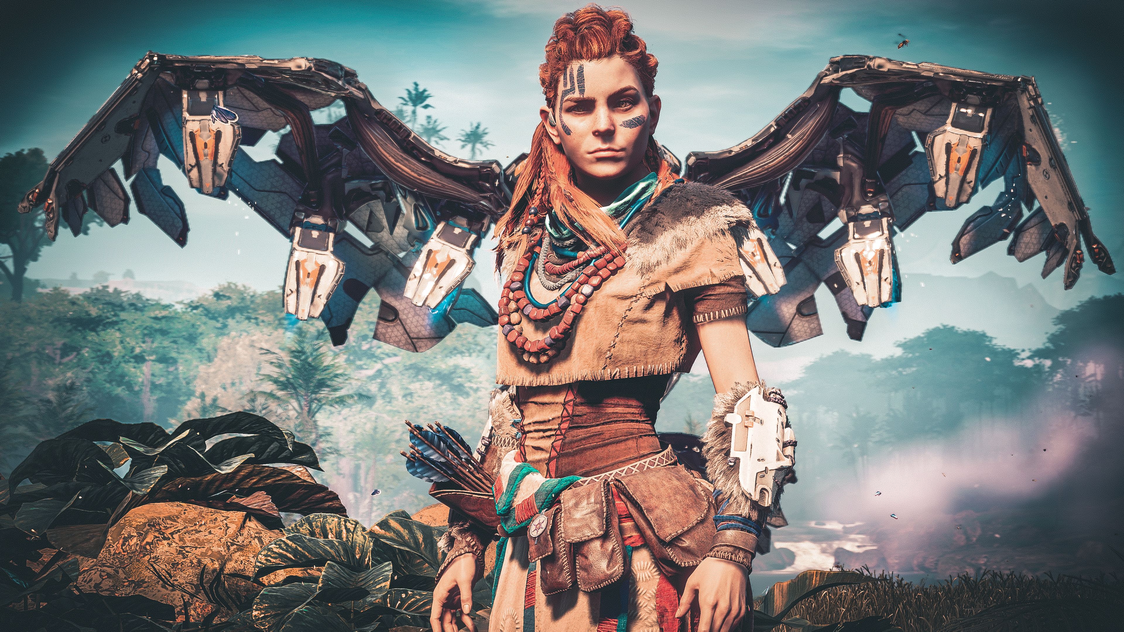Wallpaper 4k Aloy Horizon Zero Dawn Bird 4k Wallpaper
