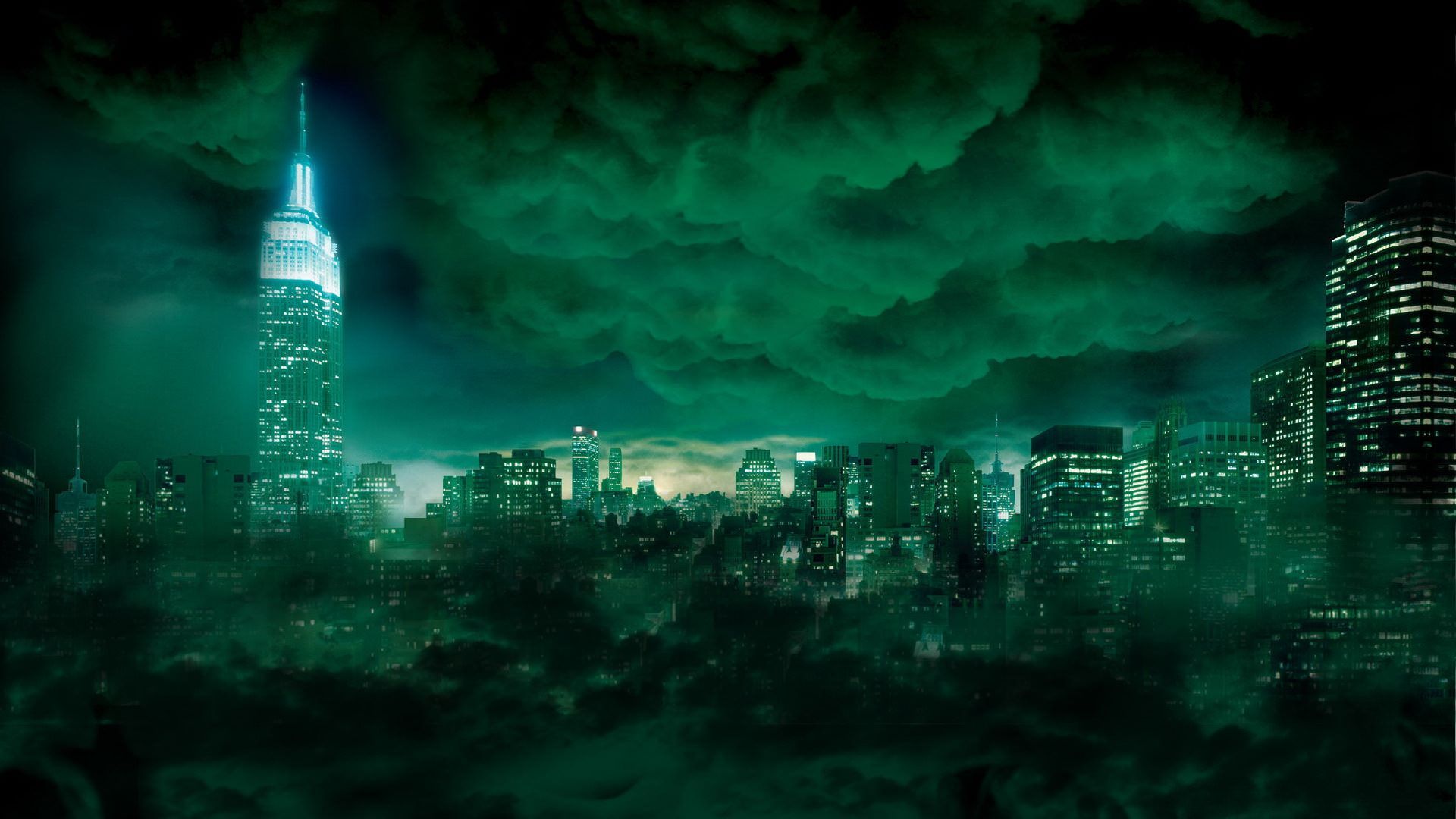 Neon Green City Wallpaper Free Neon Green City Background