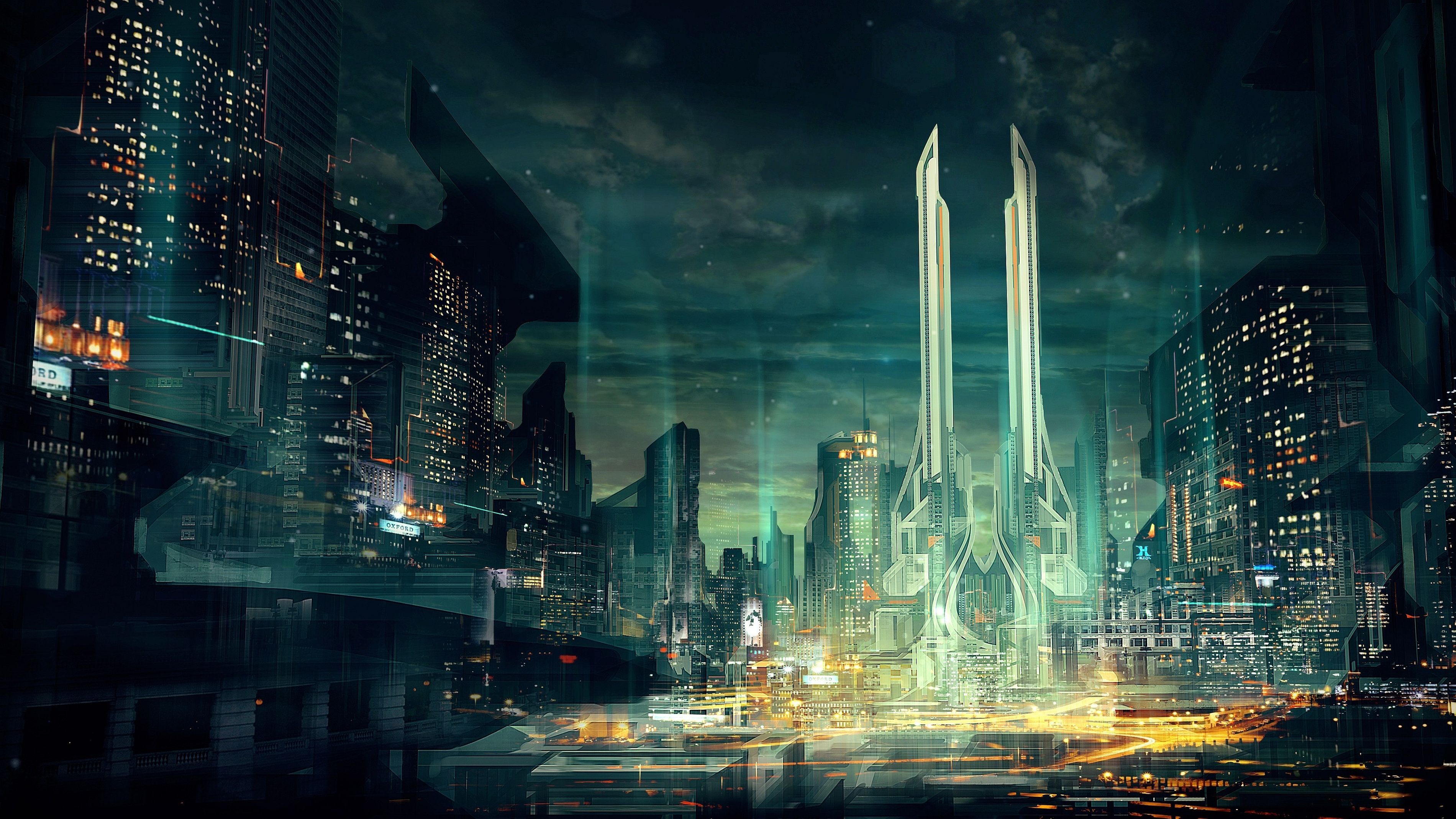Sci Fi City Wallpaper Free Sci Fi City Background