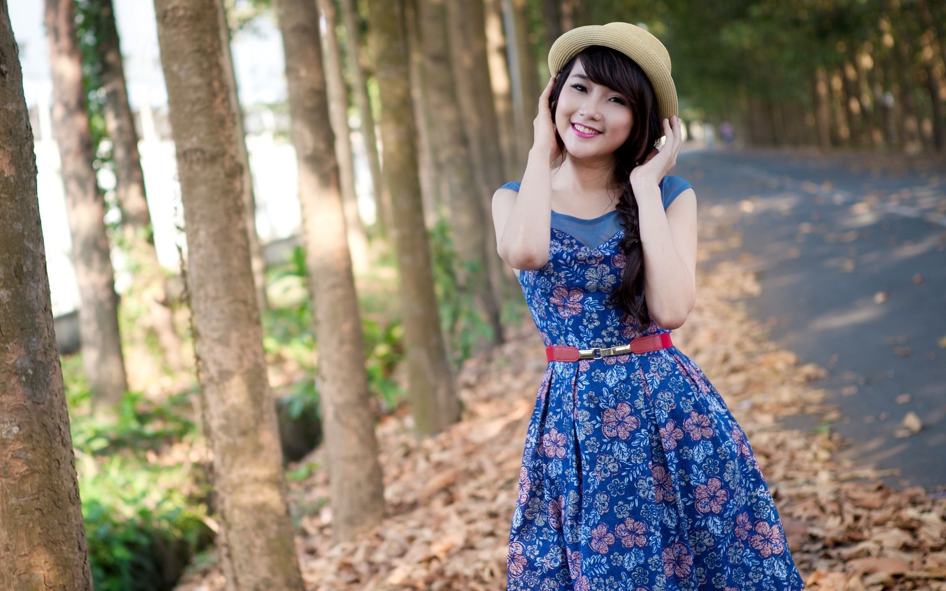Girl With Blue Dress Wallpaper, HD Wallpaper. Dresses, Beauty dress, Blue dresses