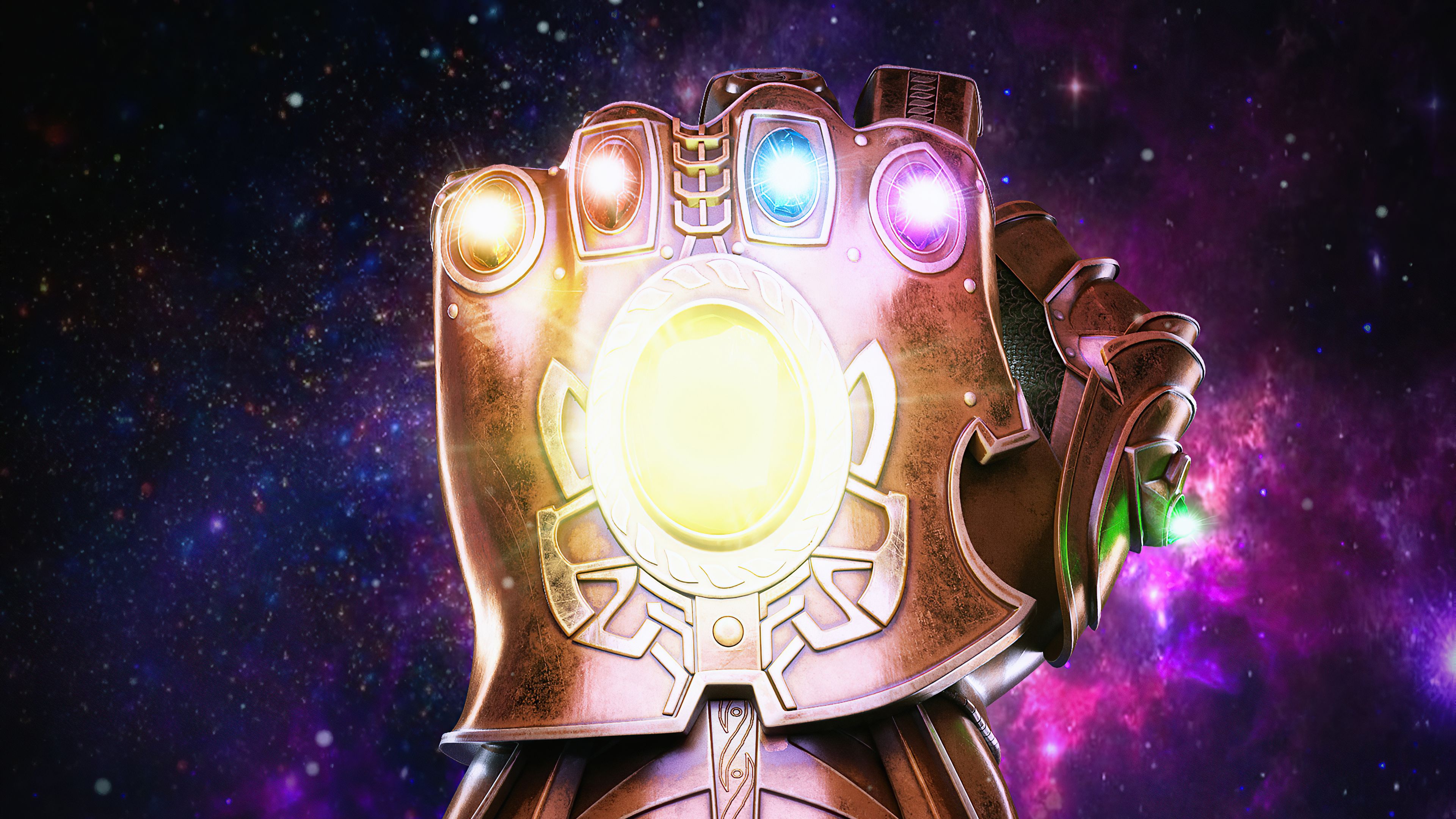 Thanos Infinity Gauntlet 4k 2020, HD Superheroes, 4k Wallpapers, Image, Bac...