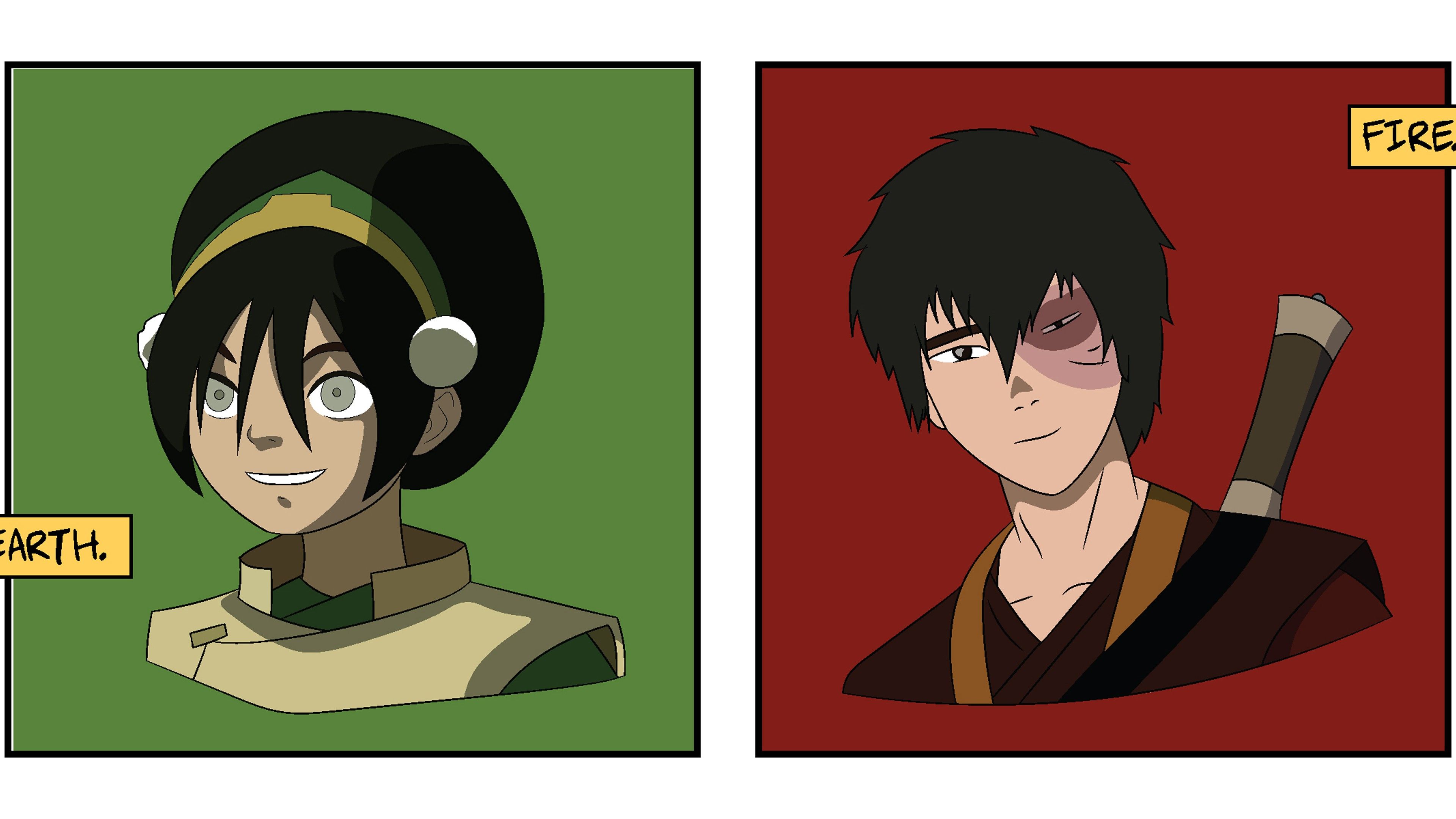 Avatar The Last Airbender Zuko And Toph