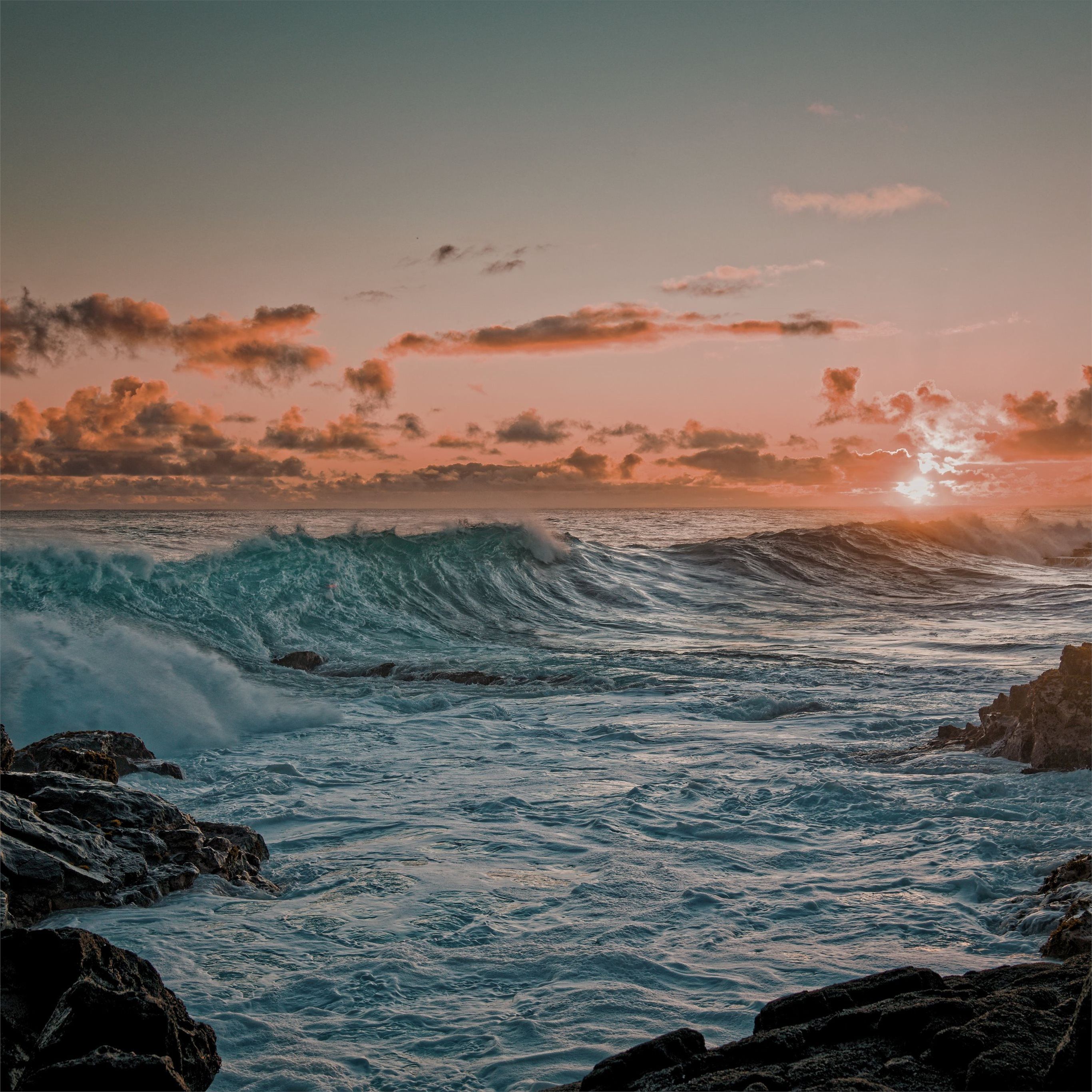 beautiful sea view 5k iPad Pro Wallpaper Free Download