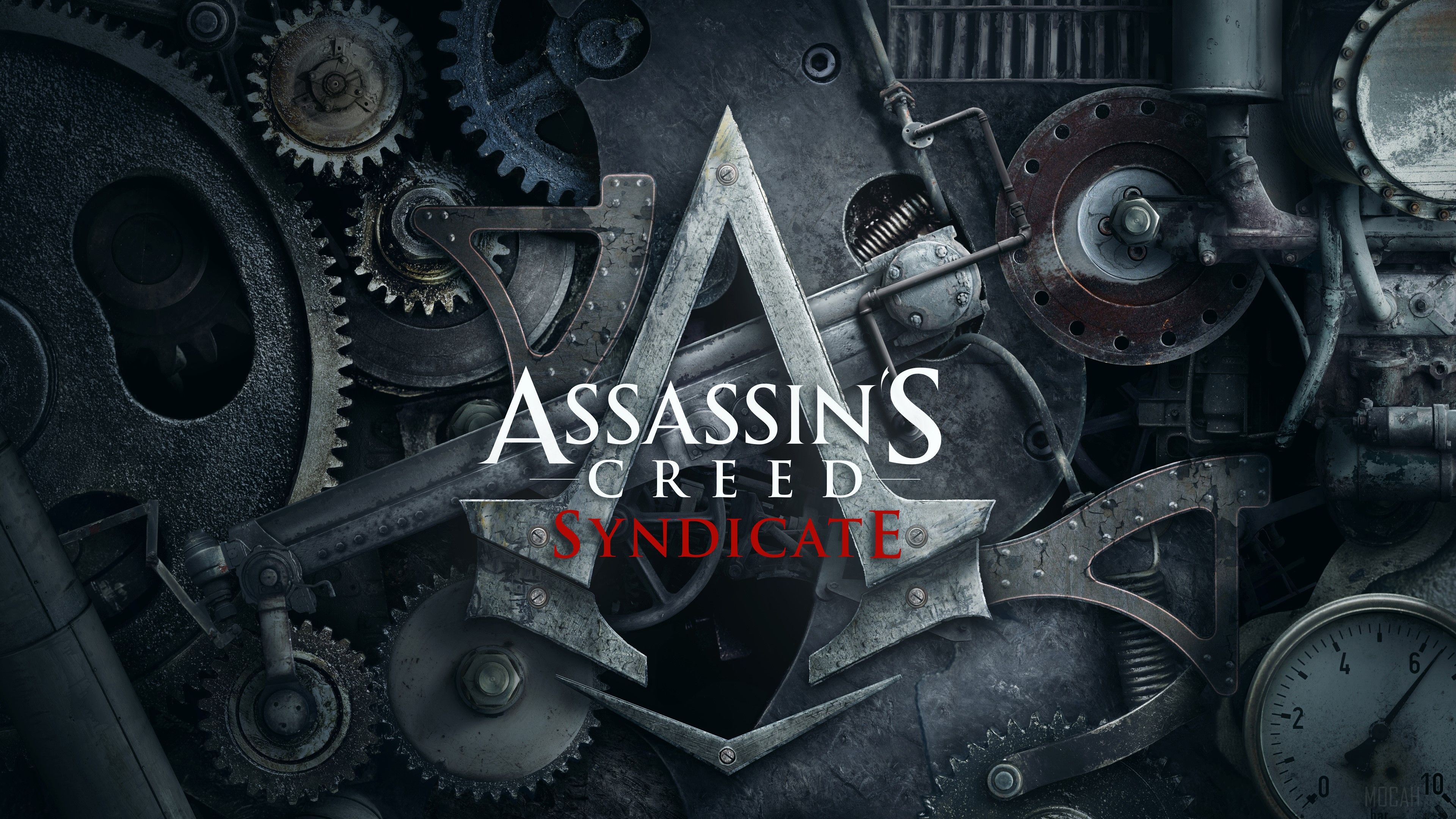 Assassins Creed Syndicate Logo 4k wallpaper